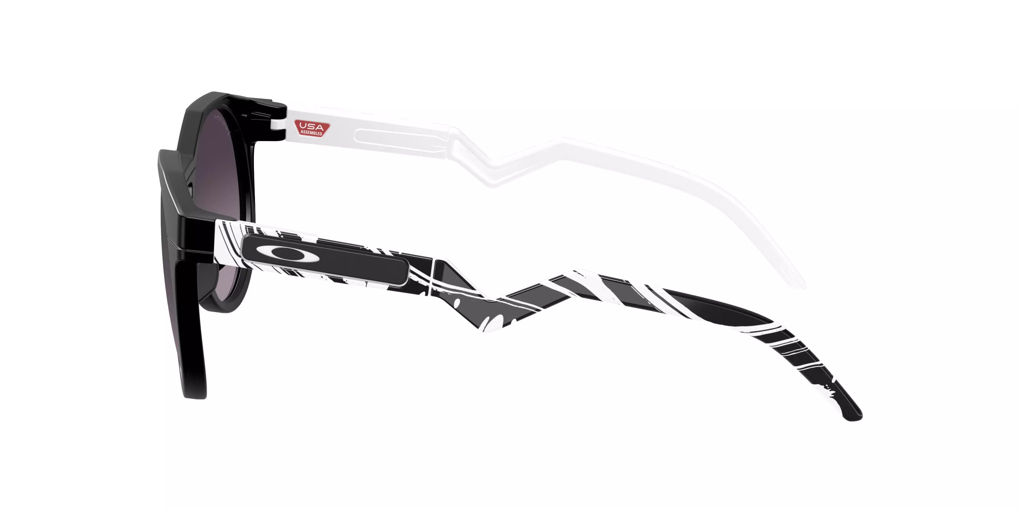 Oakley HSTN Prizm Black Sunglasses - Matte Black - BLACK/GREY