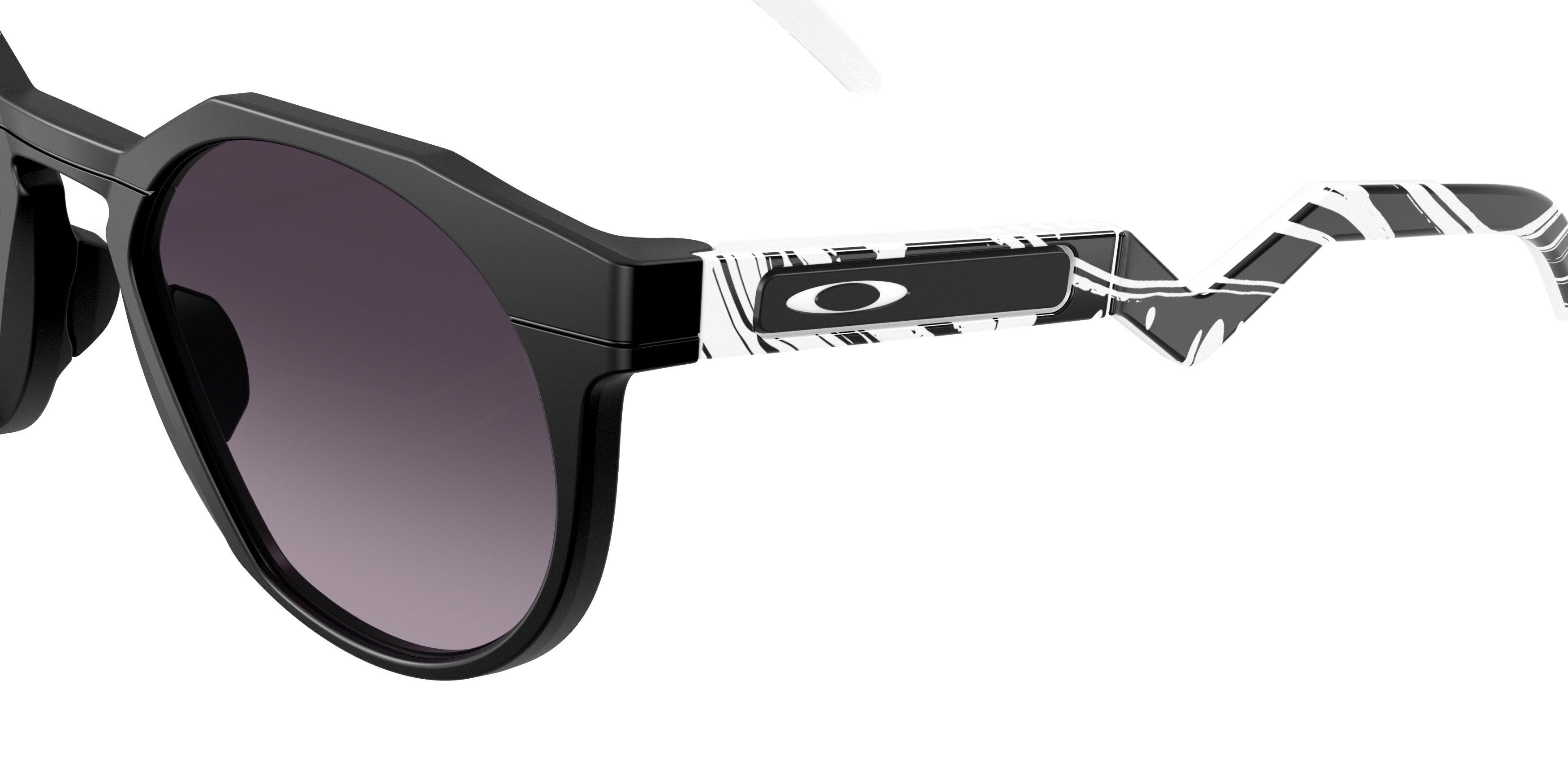 Oakley HSTN Prizm Black Sunglasses - Matte Black - BLACK/GREY Thumbnail View 5