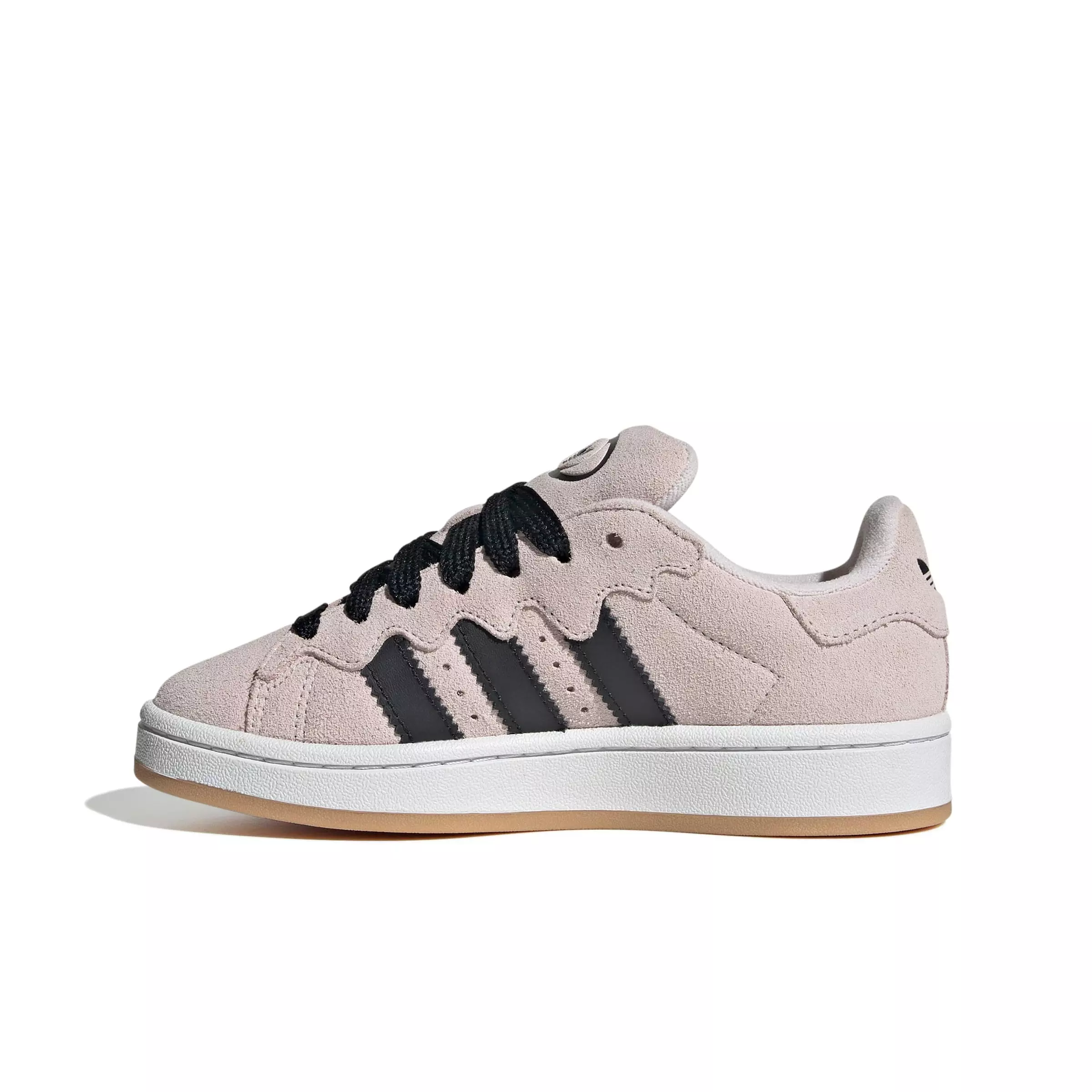 adidas Originals Campus 00s "Almost Pink/Core Black/Ftwr White" Grade School Girls' Shoe - PINK/BLACK/WHITE