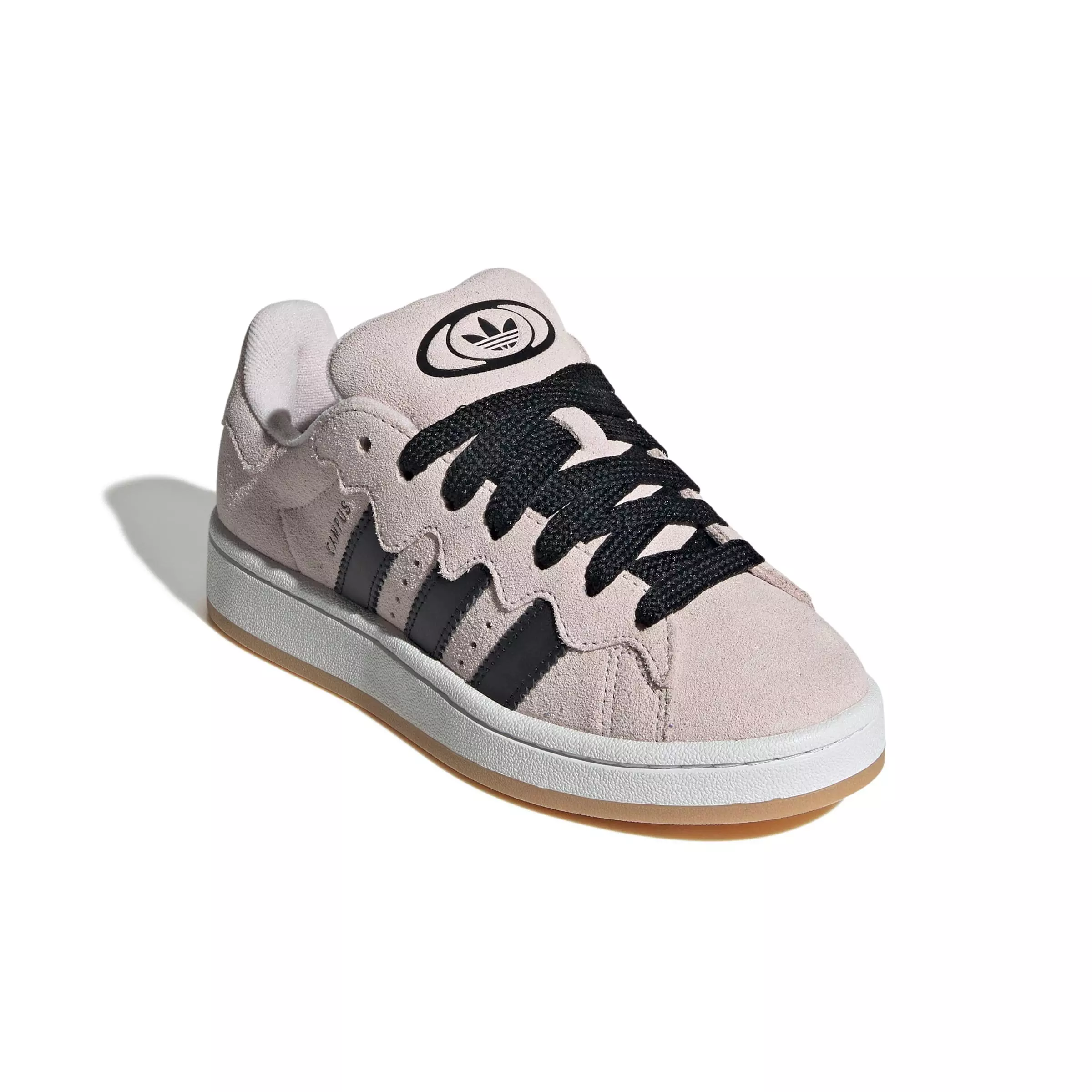 adidas Originals Campus 00s "Almost Pink/Core Black/Ftwr White" Grade School Girls' Shoe - PINK/BLACK/WHITE