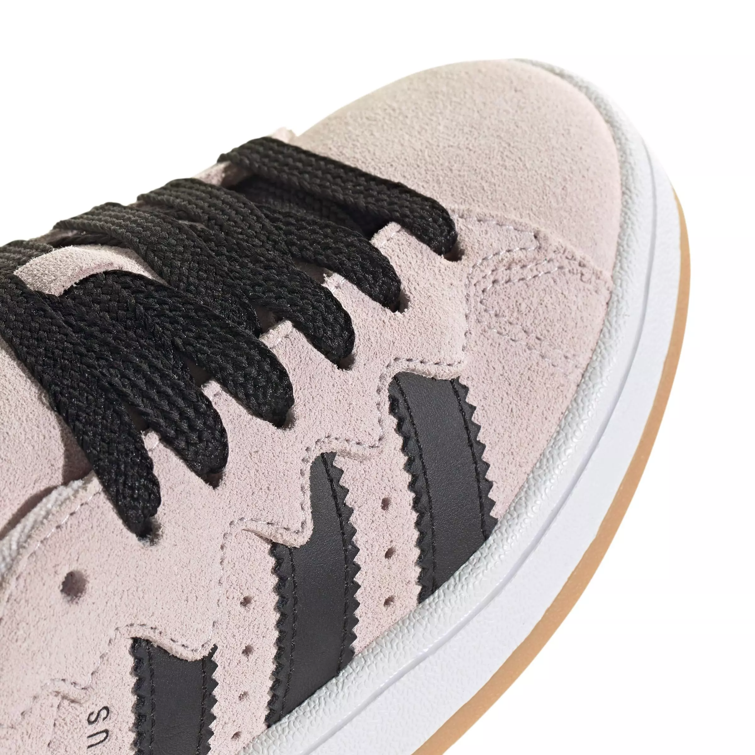 adidas Originals Campus 00s "Almost Pink/Core Black/Ftwr White" Grade School Girls' Shoe - PINK/BLACK/WHITE
