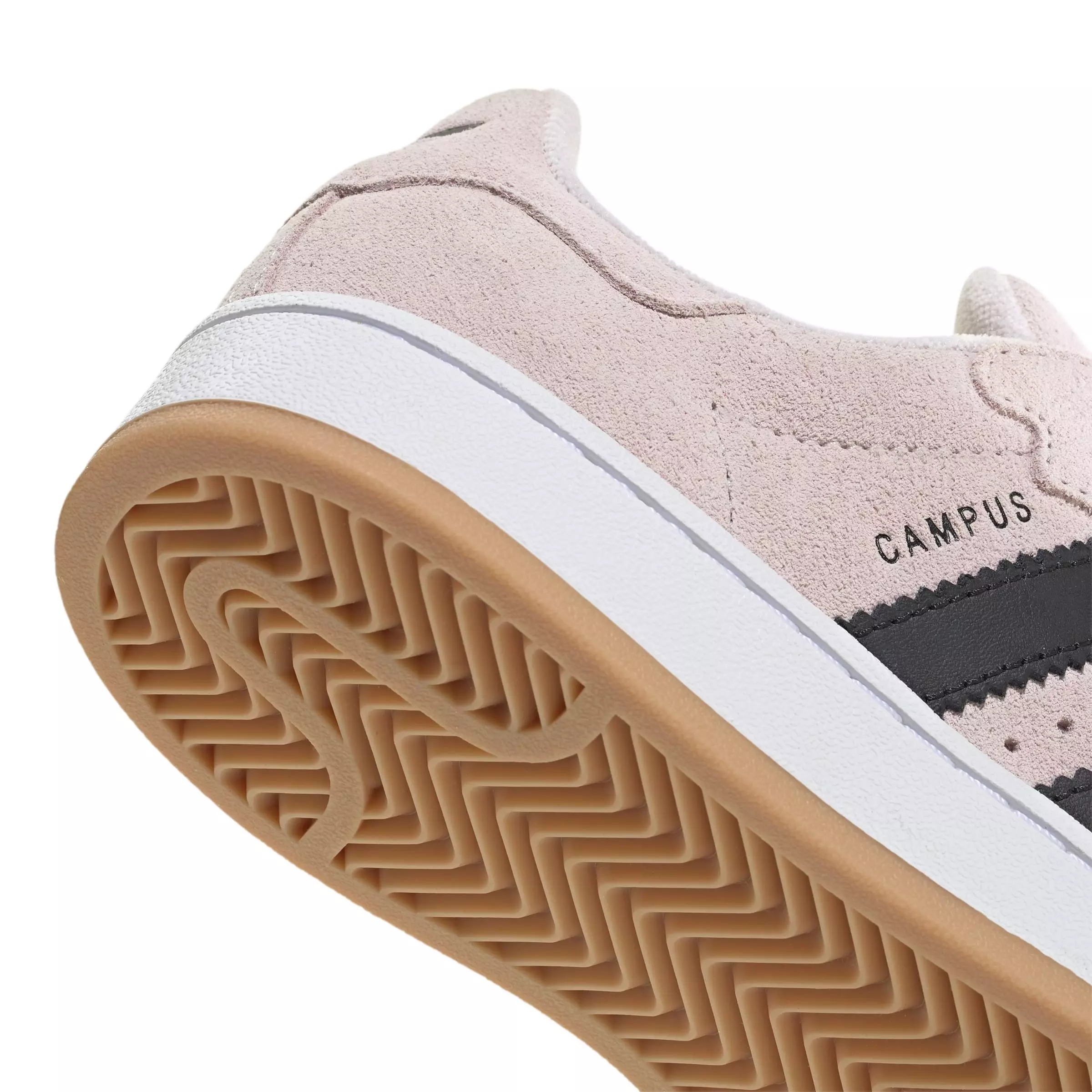adidas Originals Campus 00s "Almost Pink/Core Black/Ftwr White" Grade School Girls' Shoe - PINK/BLACK/WHITE