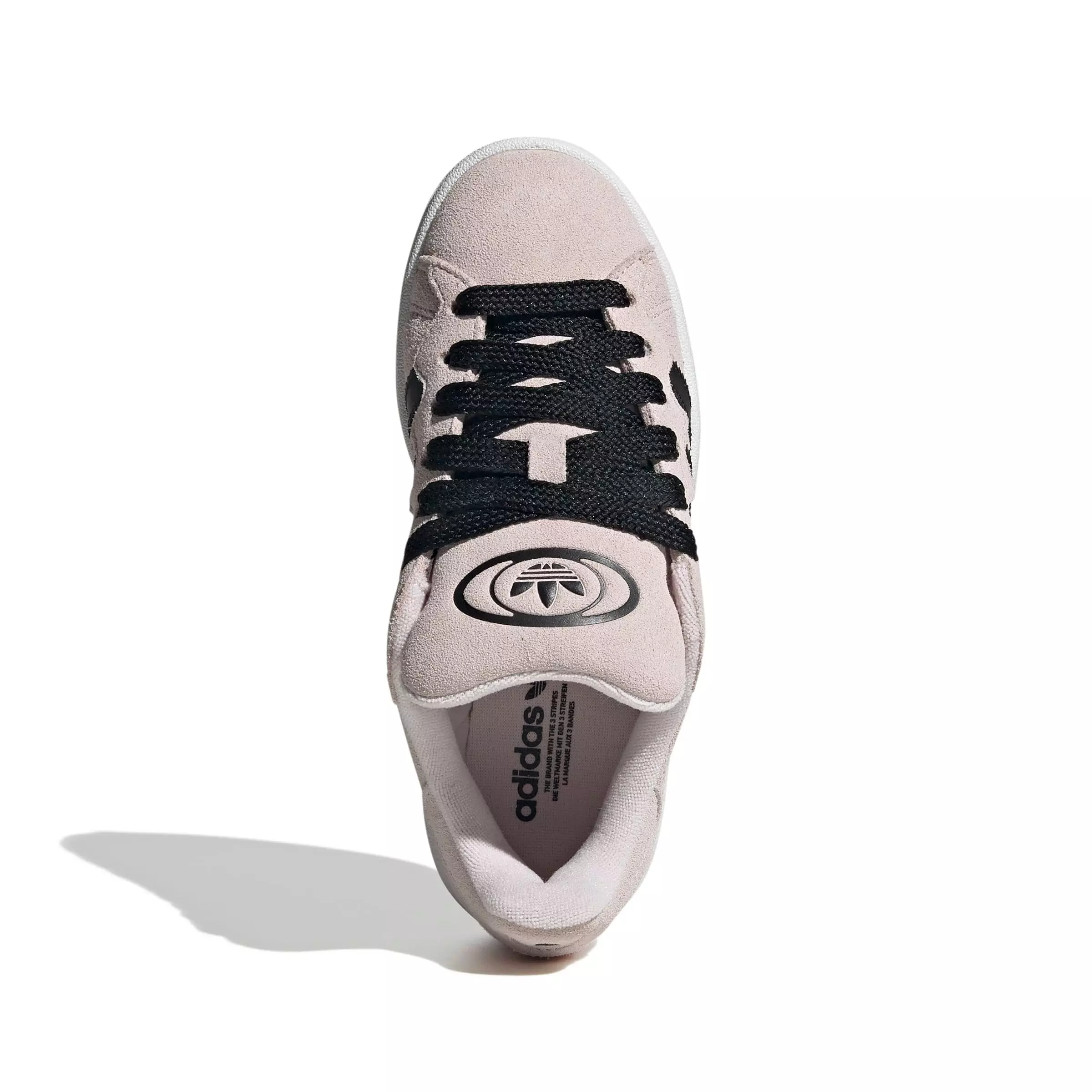adidas Originals Campus 00s "Almost Pink/Core Black/Ftwr White" Grade School Girls' Shoe - PINK/BLACK/WHITE