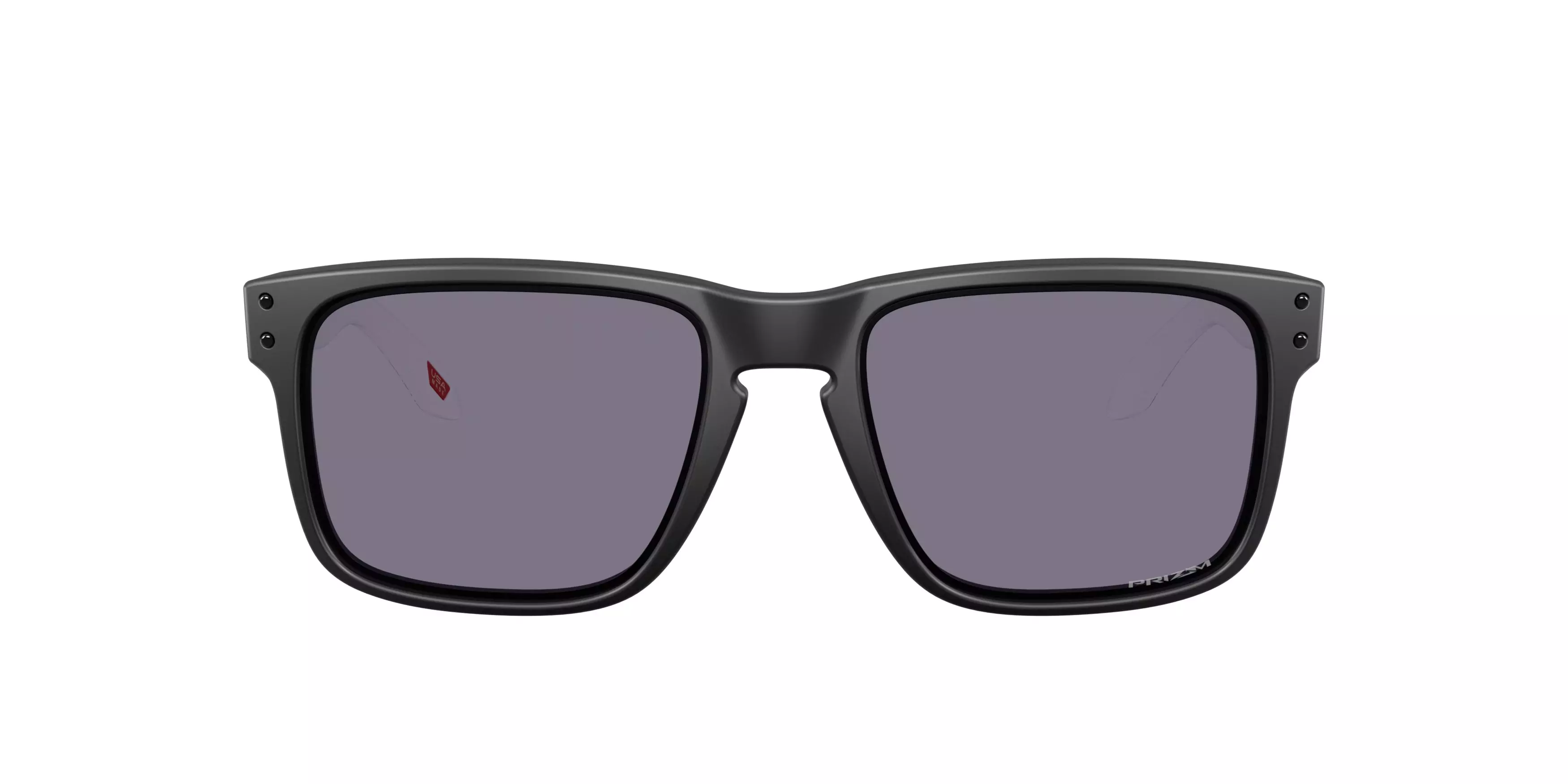 Oakley Holbrook Prizm Grey Sunglasses - Matte Black/White - BLACK/GREY