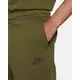 Nike Men's Sportswear Tech Fleece Olive Shorts - GREEN Thumbnail View 5