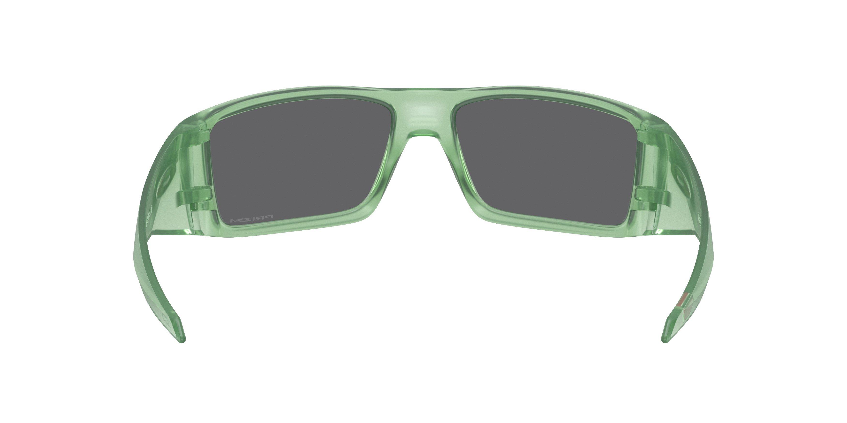 Oakley Heliostat Prizm Black Sunglasses - Matte Trans Jade - GREEN/GREY Thumbnail View 3