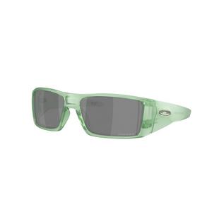 Oakley Heliostat Prizm Black Sunglasses - Matte Trans Jade