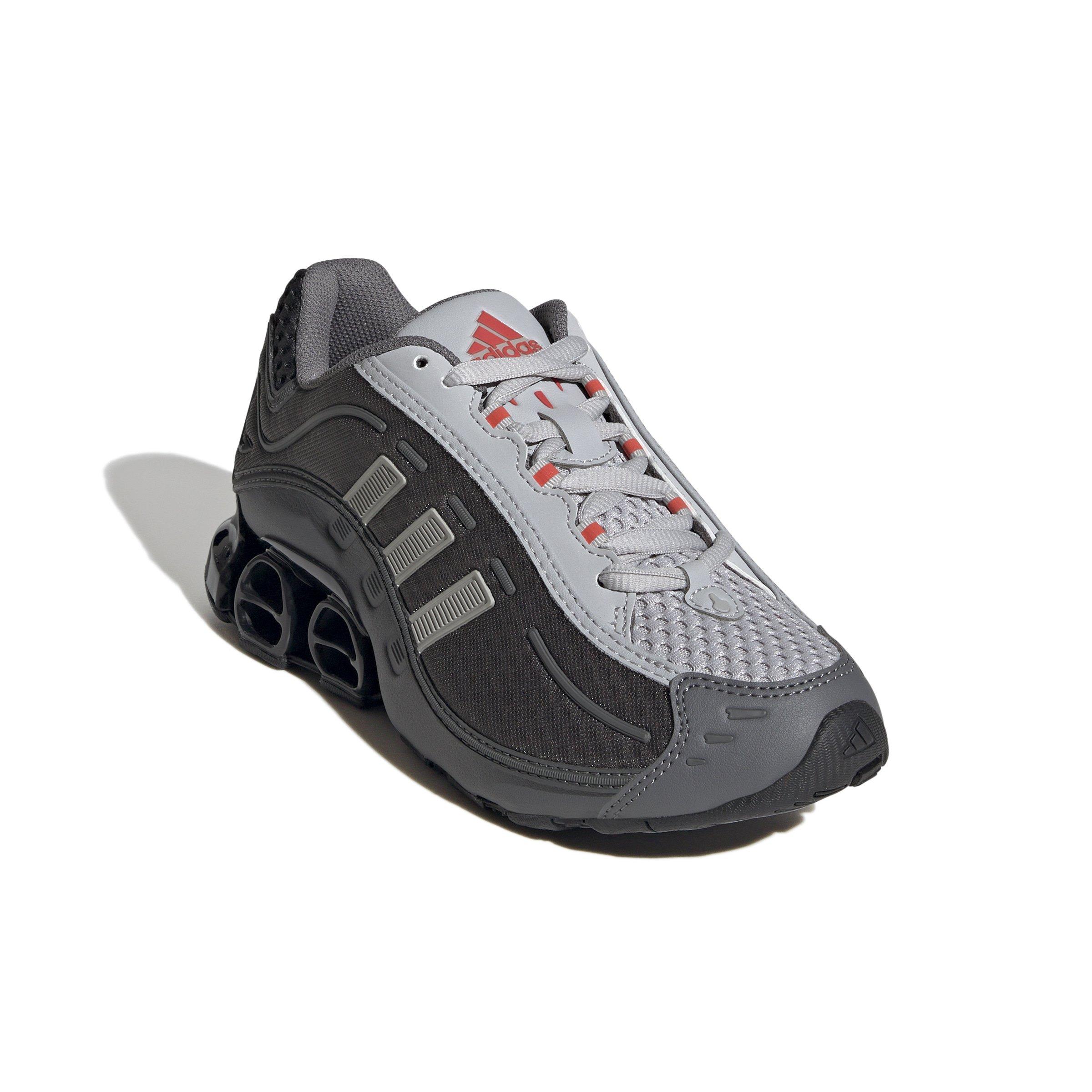 adidas Originals Megaride O1 Grade School Boys' "Grey Two/Grey Four/Bright Red" Shoe