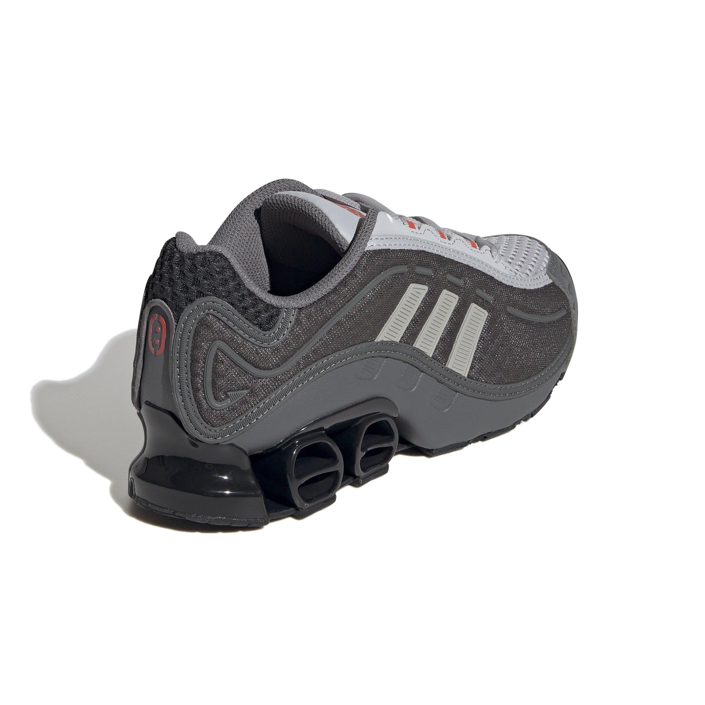 adidas Originals Megaride O1 Grade School Boys' "Grey Two/Grey Four/Bright Red" Shoe