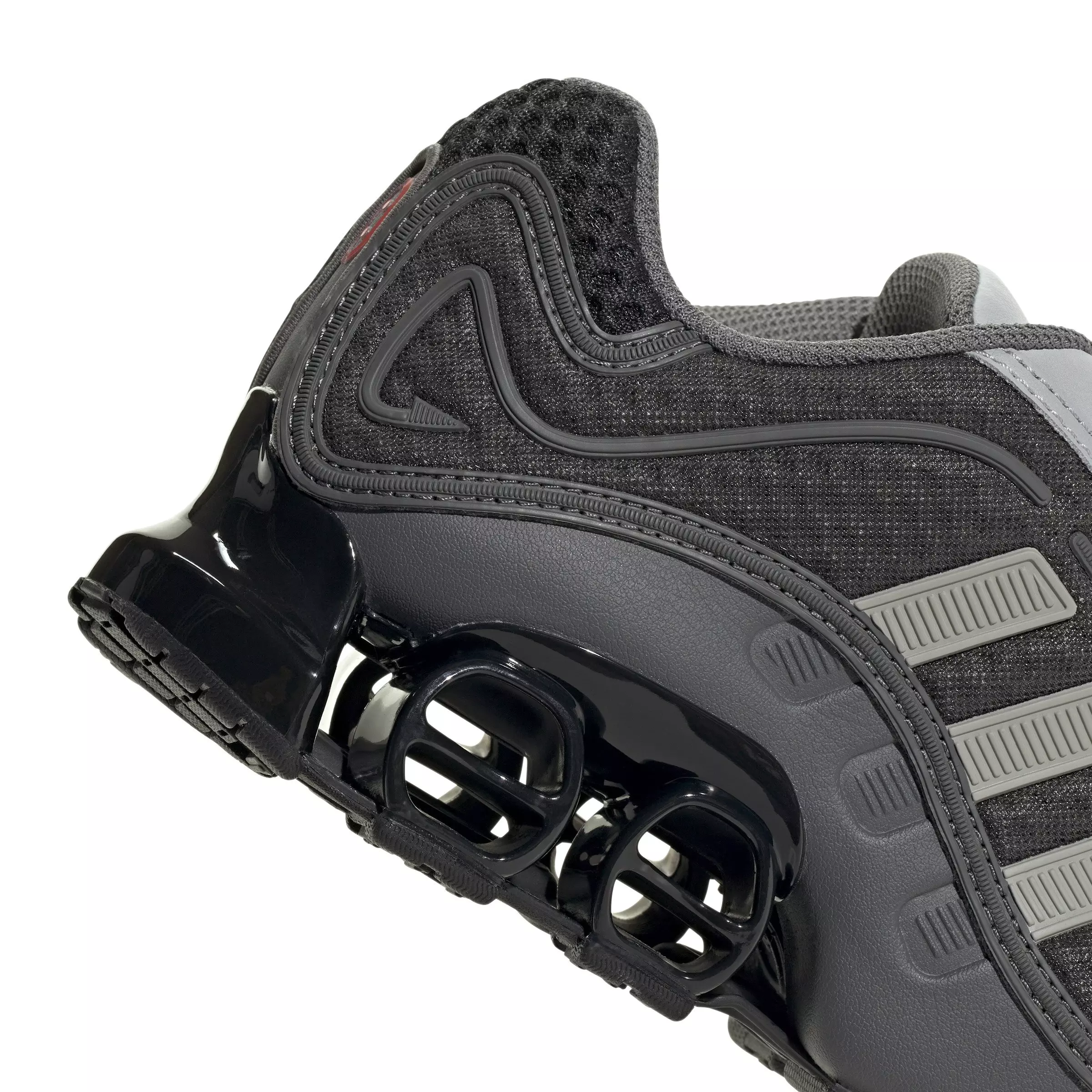 adidas Originals Megaride O1 "Grey Two/Grey Four/Bright Red" Grade School Boys' Shoe - GREY/GREY/RED