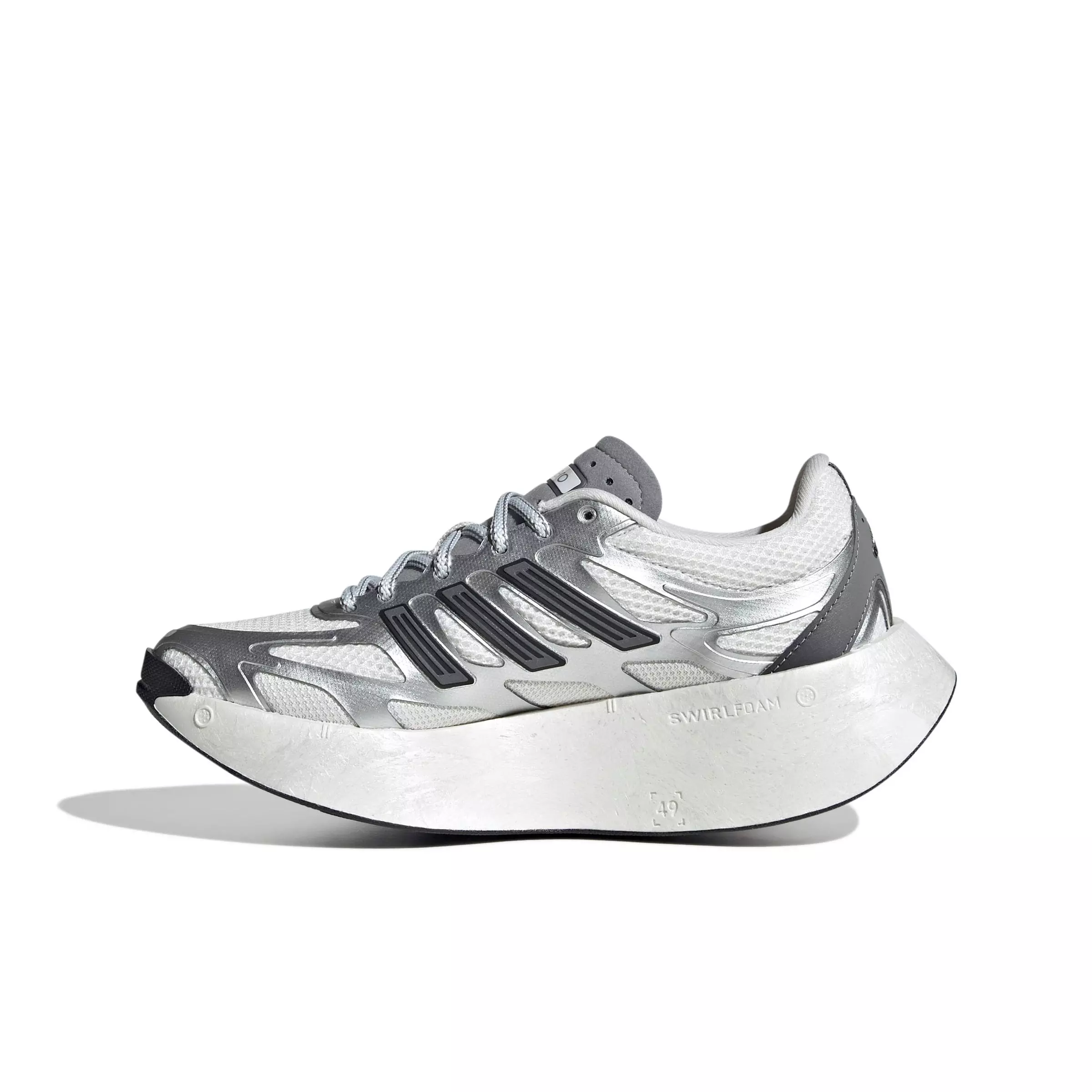 adidas Originals Adizero Aruku "Silver Metallic/Crystal White/Grey Three" Grade School Boys' Shoe - SILVER/WHITE/GREY