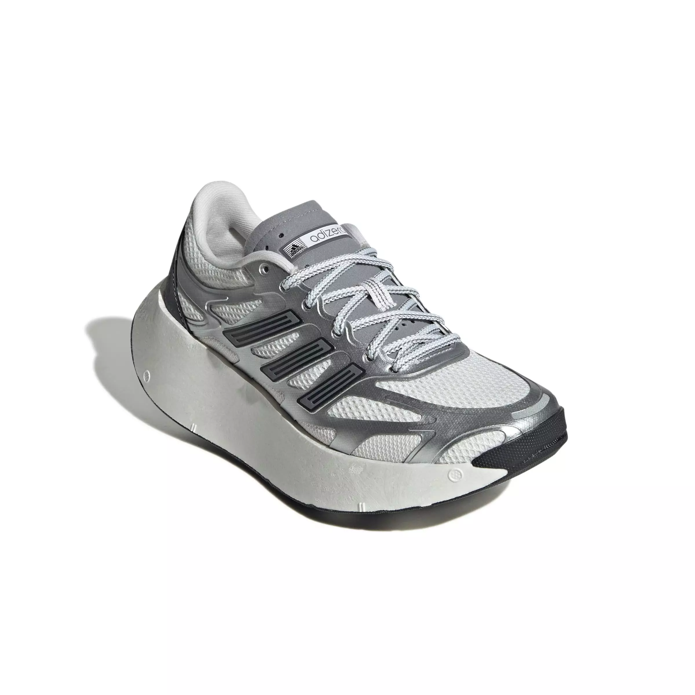 adidas Originals Adizero Aruku "Silver Metallic/Crystal White/Grey Three" Grade School Boys' Shoe - SILVER/WHITE/GREY