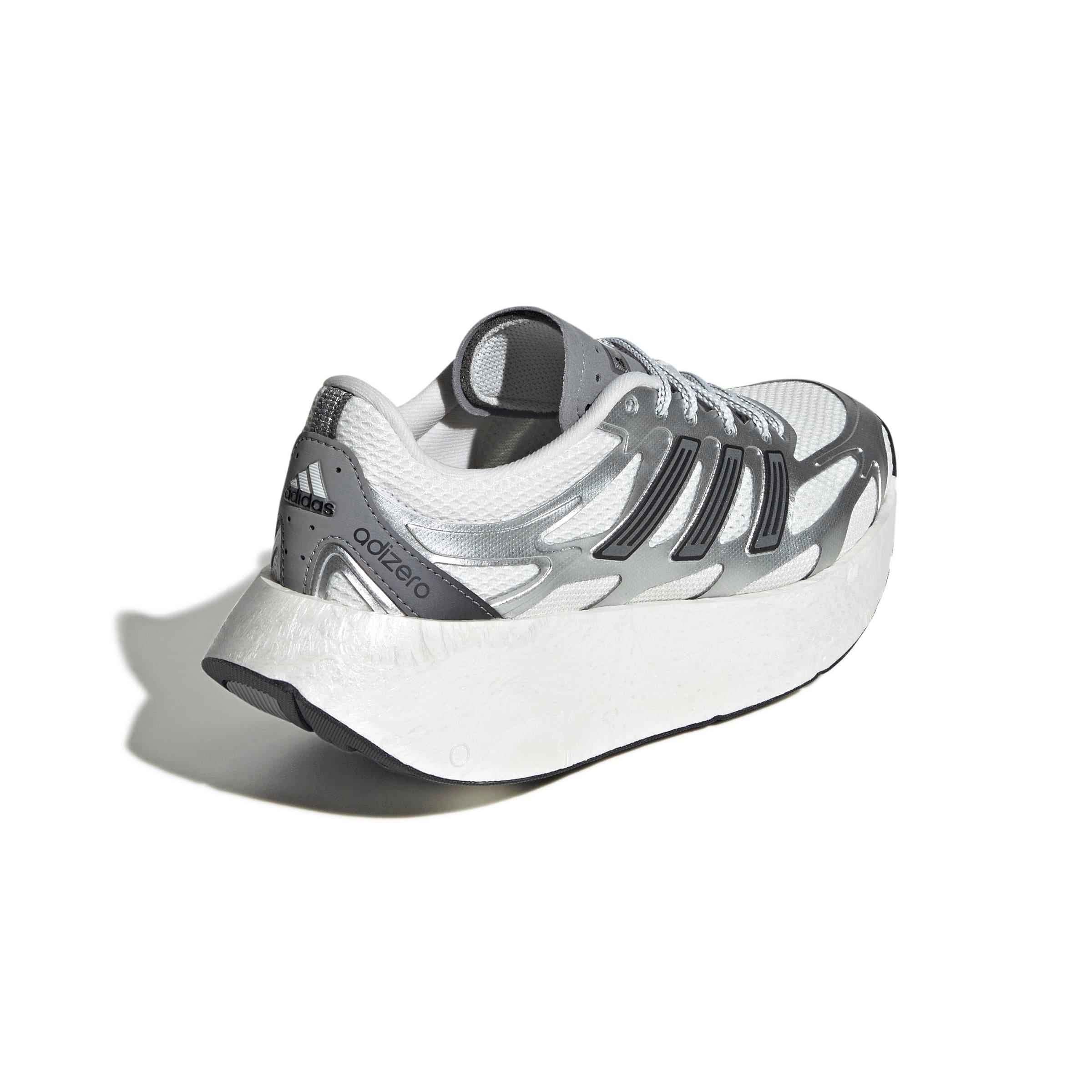 adidas Originals Adizero Aruku Grade School Boys' "Silver Metallic/Crystal White/Grey Three" Shoe