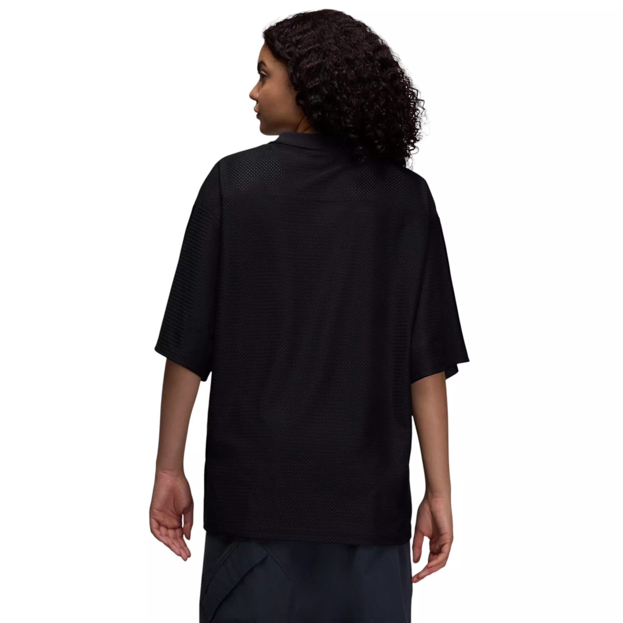 Jordan Women's Brooklyn Mesh Jersey - Black/Red - BLACK/RED