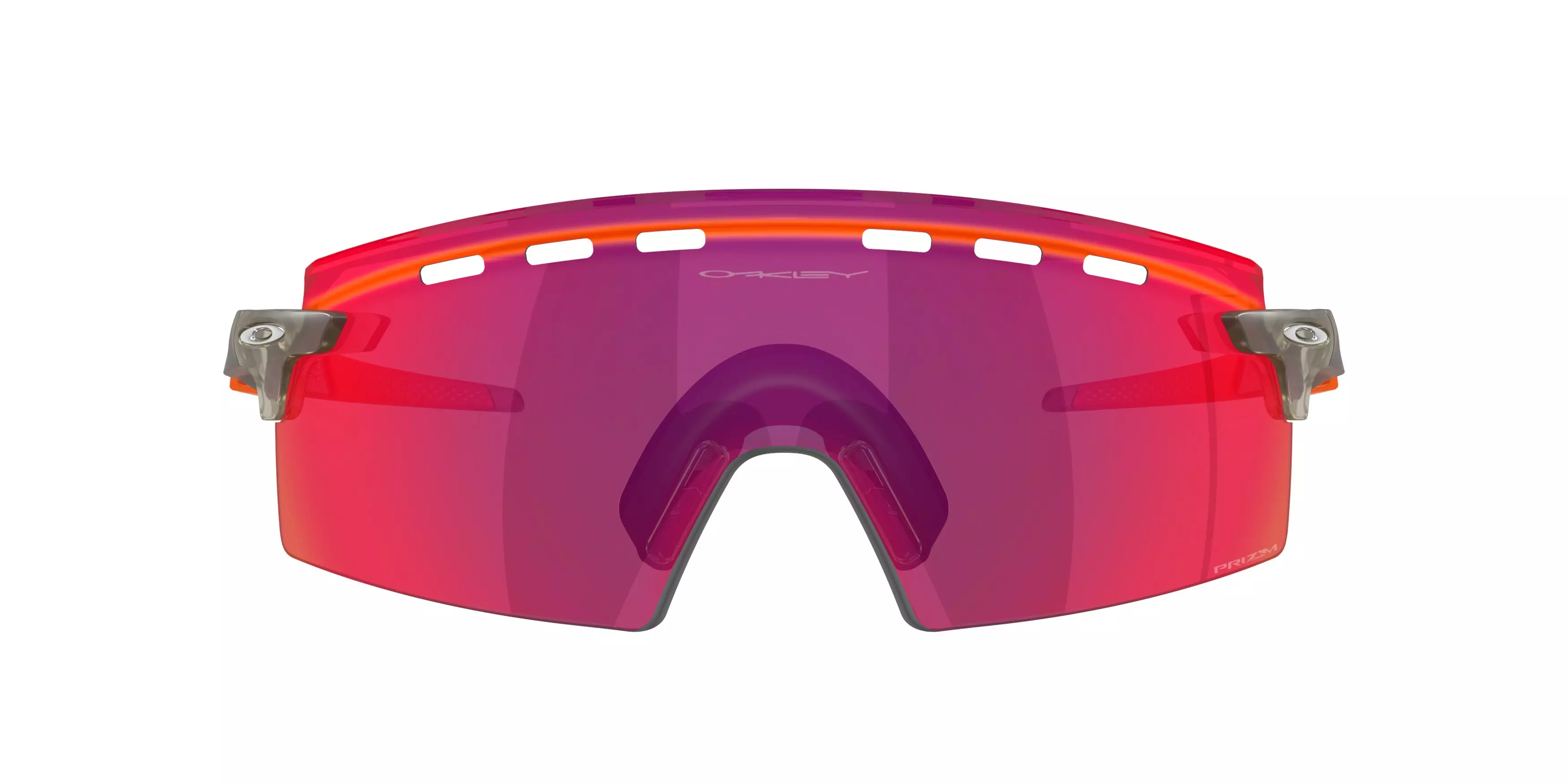 Oakley Encoder Strike Vented Prizm Road Sunglasses - Matte Grey Ink - GREY/RED