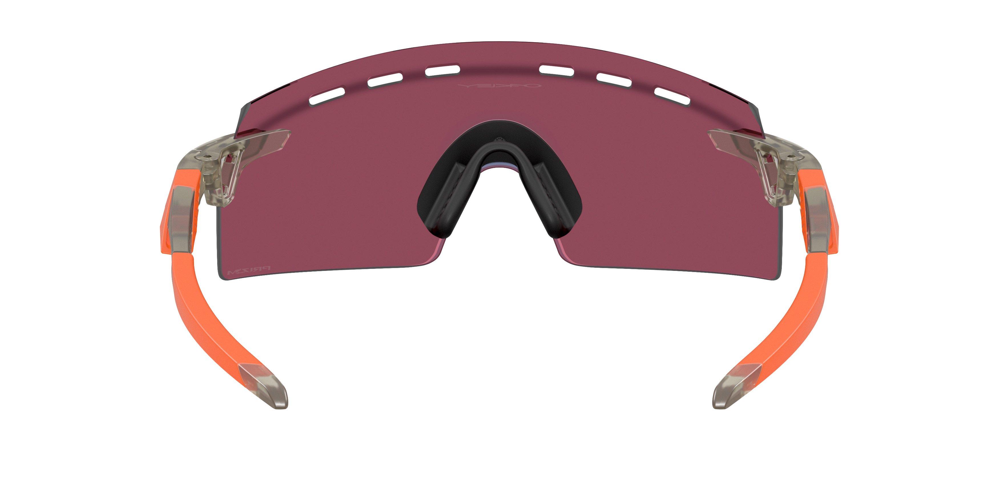 Oakley Encoder Strike Vented Prizm Road Sunglasses - Matte Grey Ink - GREY/RED Thumbnail View 3