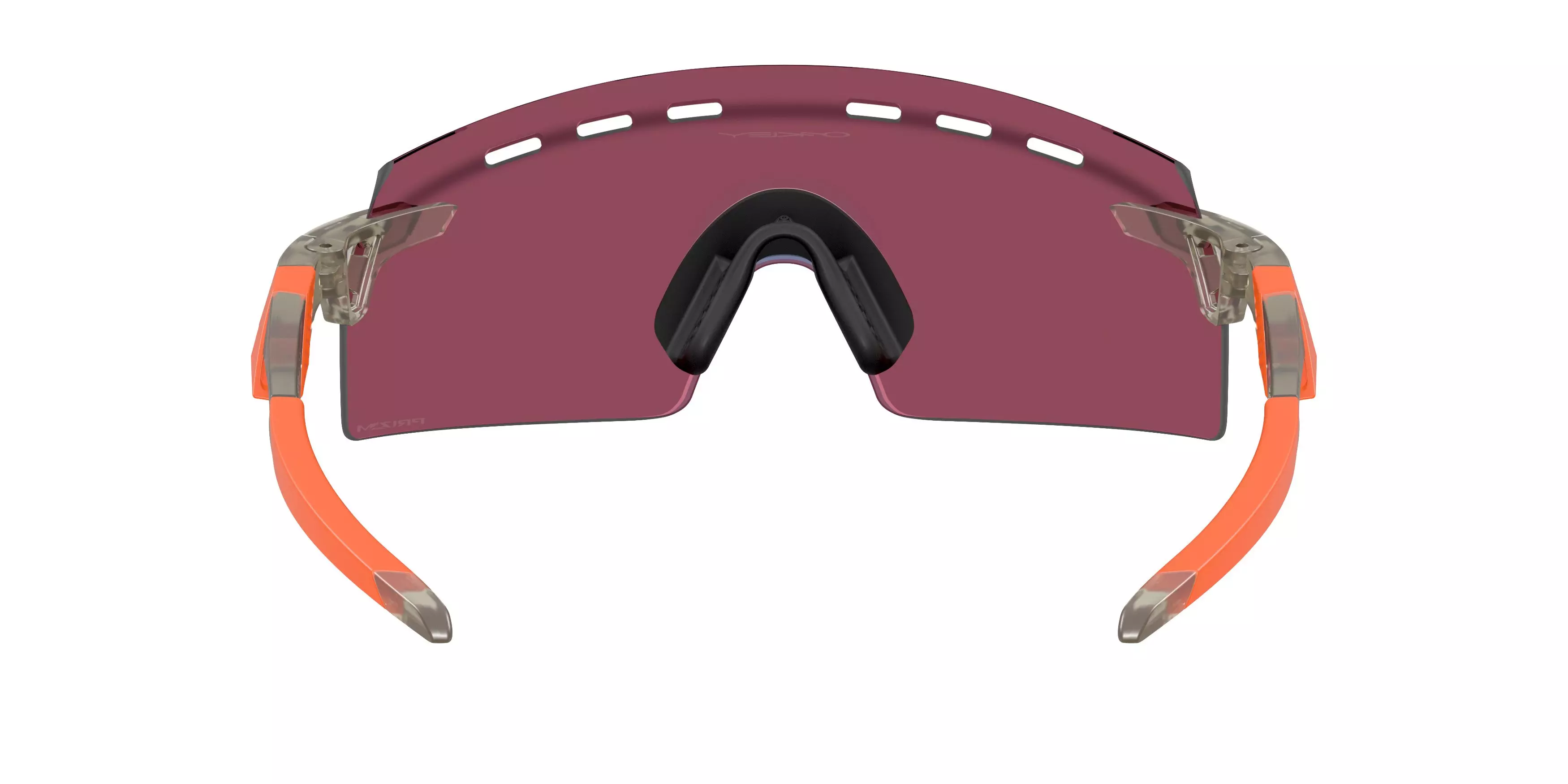 Oakley Encoder Strike Vented Prizm Road Sunglasses - Matte Grey Ink - GREY/RED