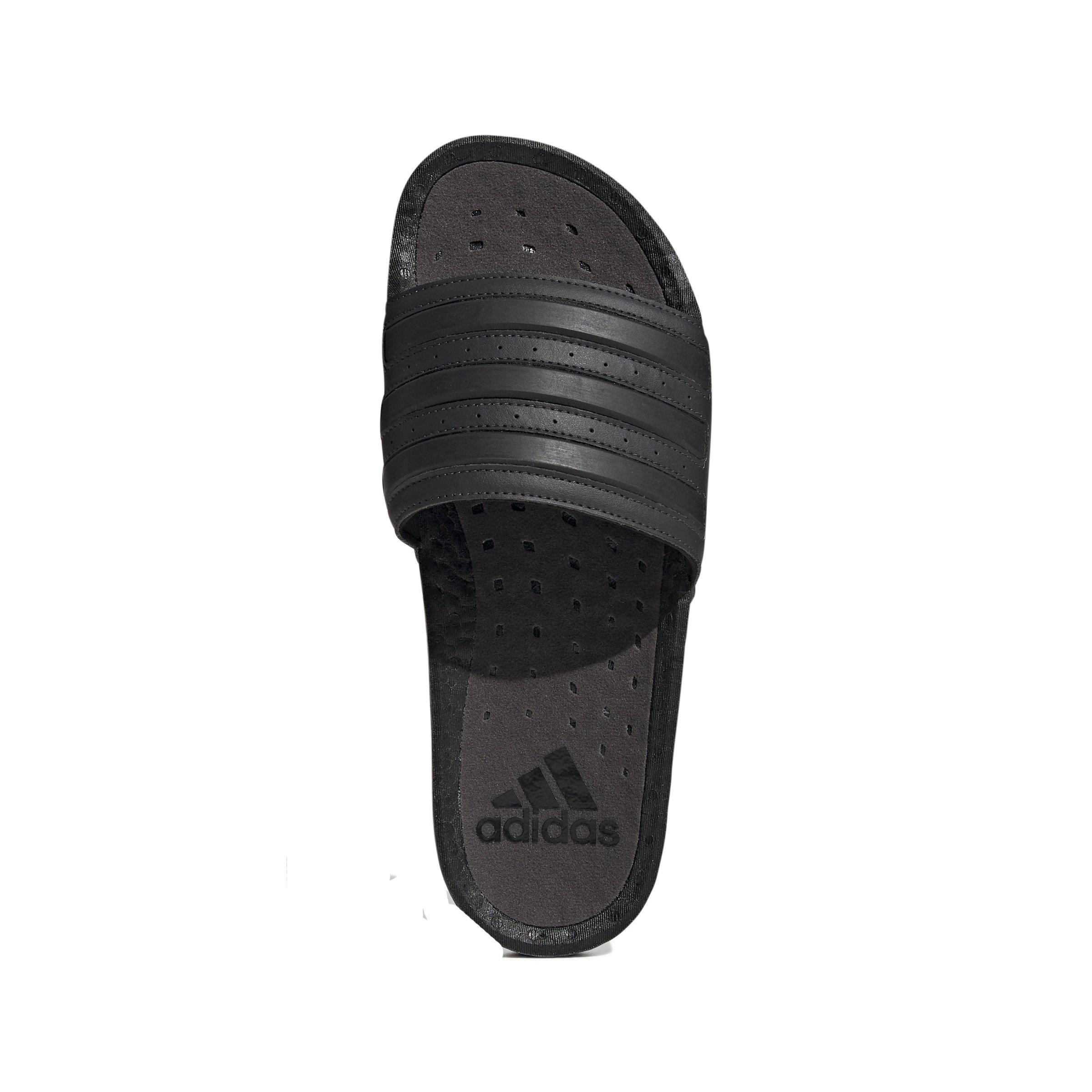 adidas Adilette Boost Carbon/Core Black/Core Black Unisex Slide - Hibbett  | City Gear