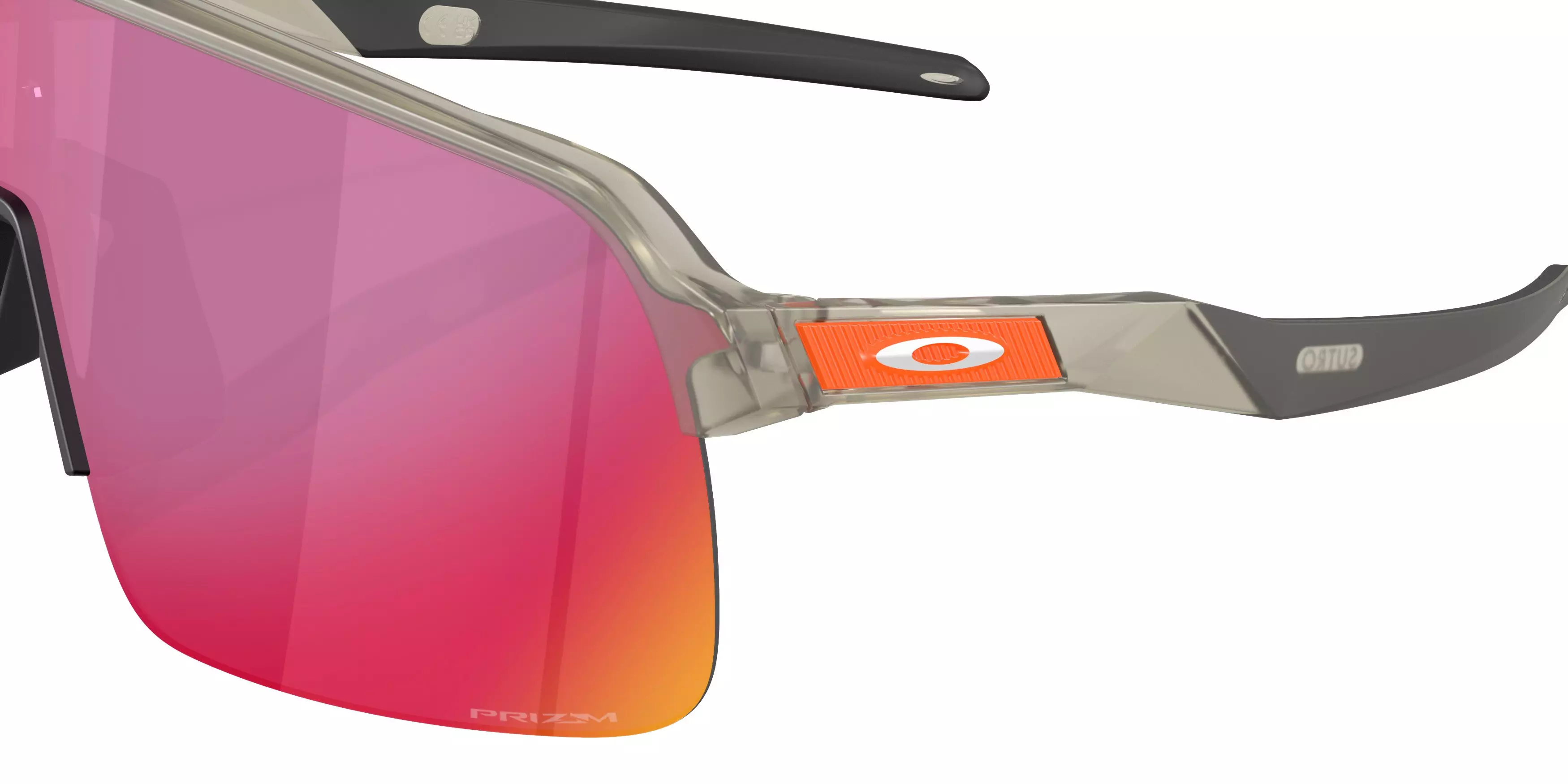 Oakley Sutro Lite Prizm Road Sunglasses - Matte Grey Ink - GREY/RED
