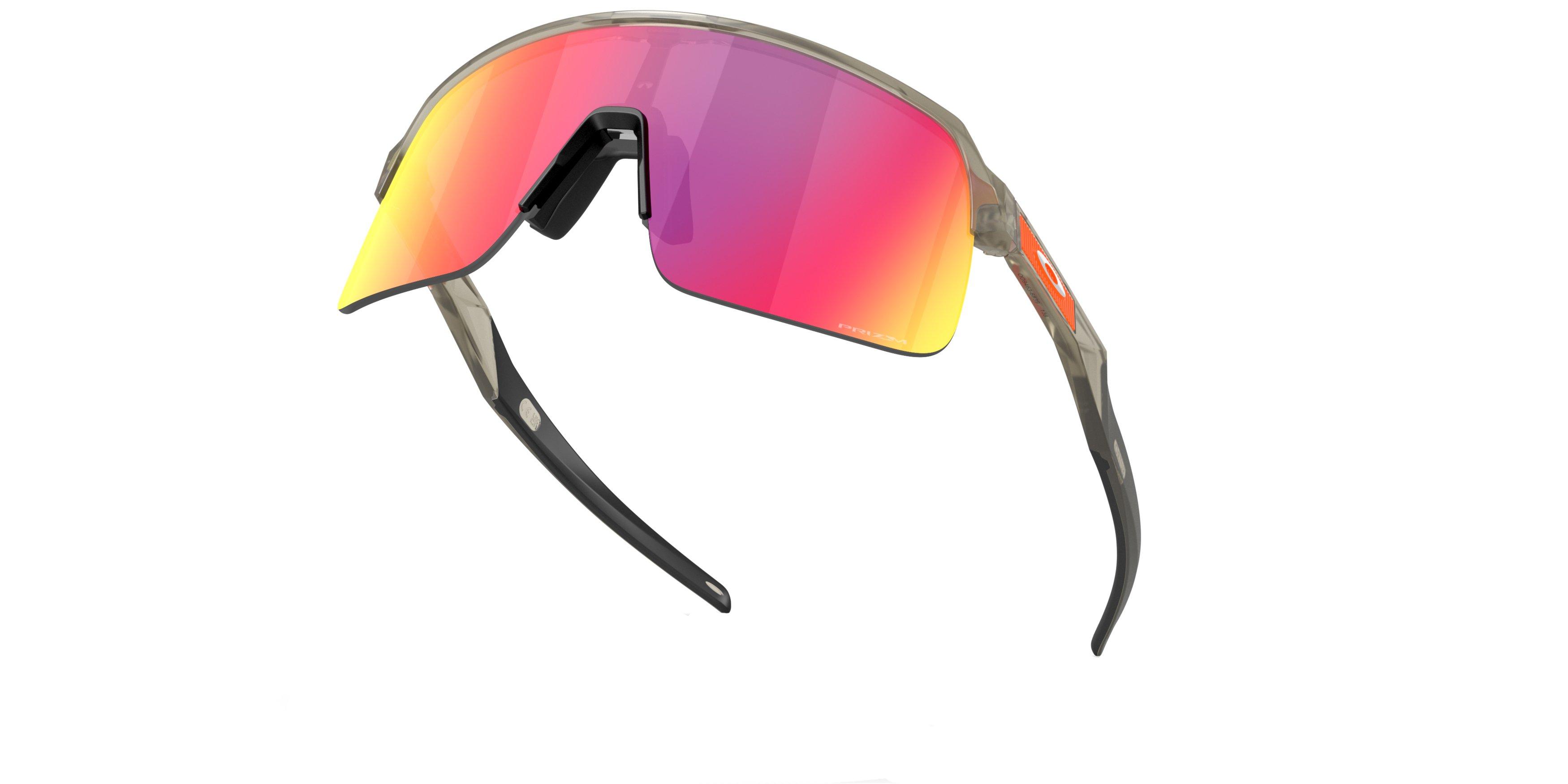 Oakley Sutro Lite Prizm Road Sunglasses - Matte Grey Ink - GREY/RED Thumbnail View 7
