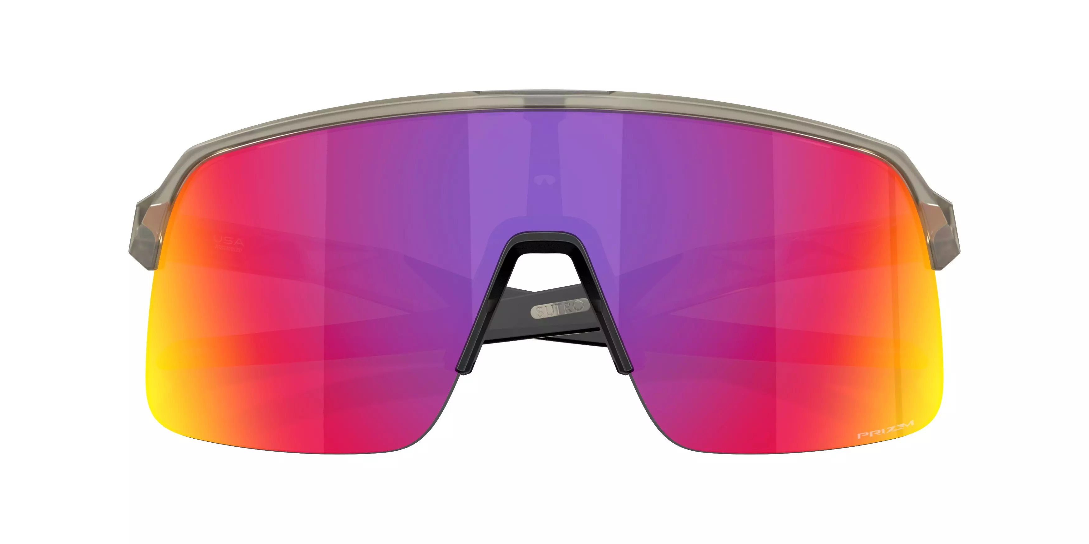 Oakley Sutro Lite Prizm Road Sunglasses - Matte Grey Ink - GREY/RED