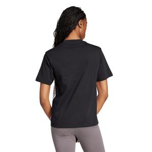 adidas Women's Essentials 3-Stripes Cotton T-Shirt - Black