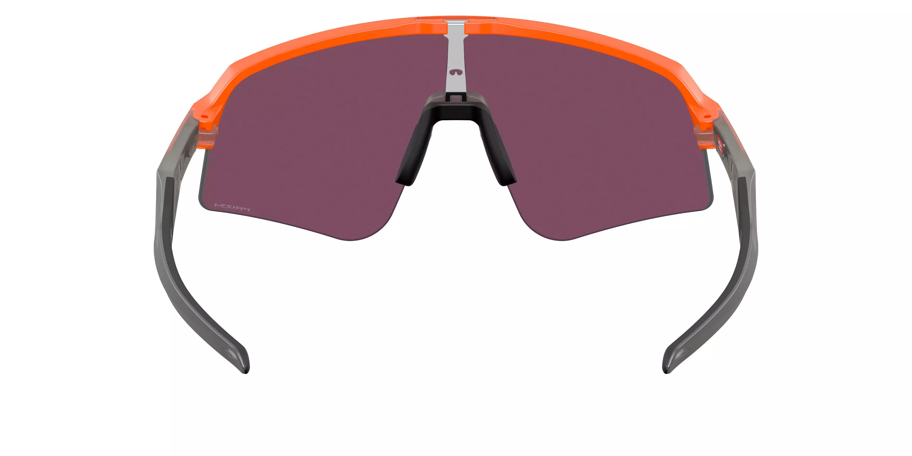 Oakley Sutro Lite Sweep Prizm Road Black Sunglasses - Matte Neon Orange - ORANGE/SILVER