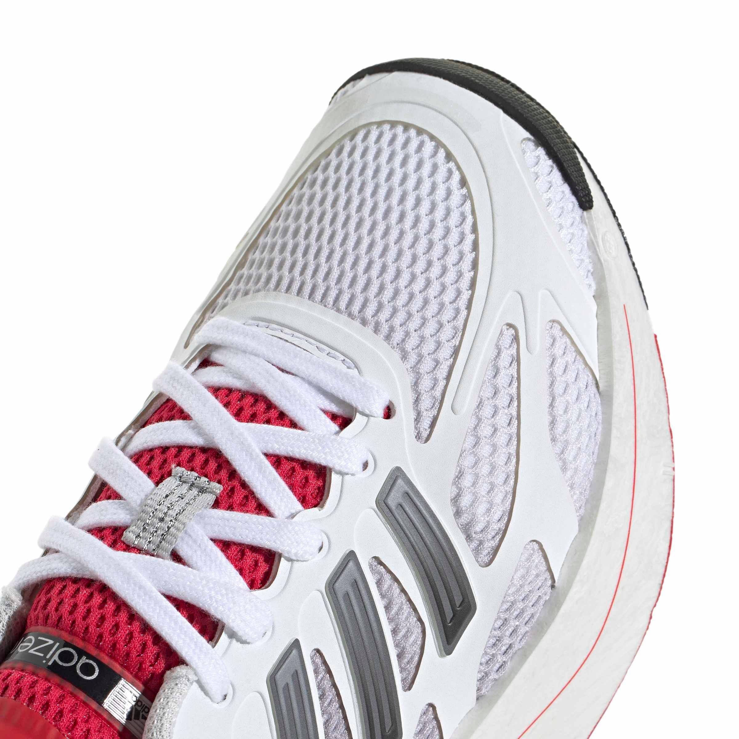 adidas Originals Adizero Aruku "Ftwr White/Grey Two/Core Black" Grade School Boys' Shoe - WHITE/GREY/BLACK Thumbnail View 5