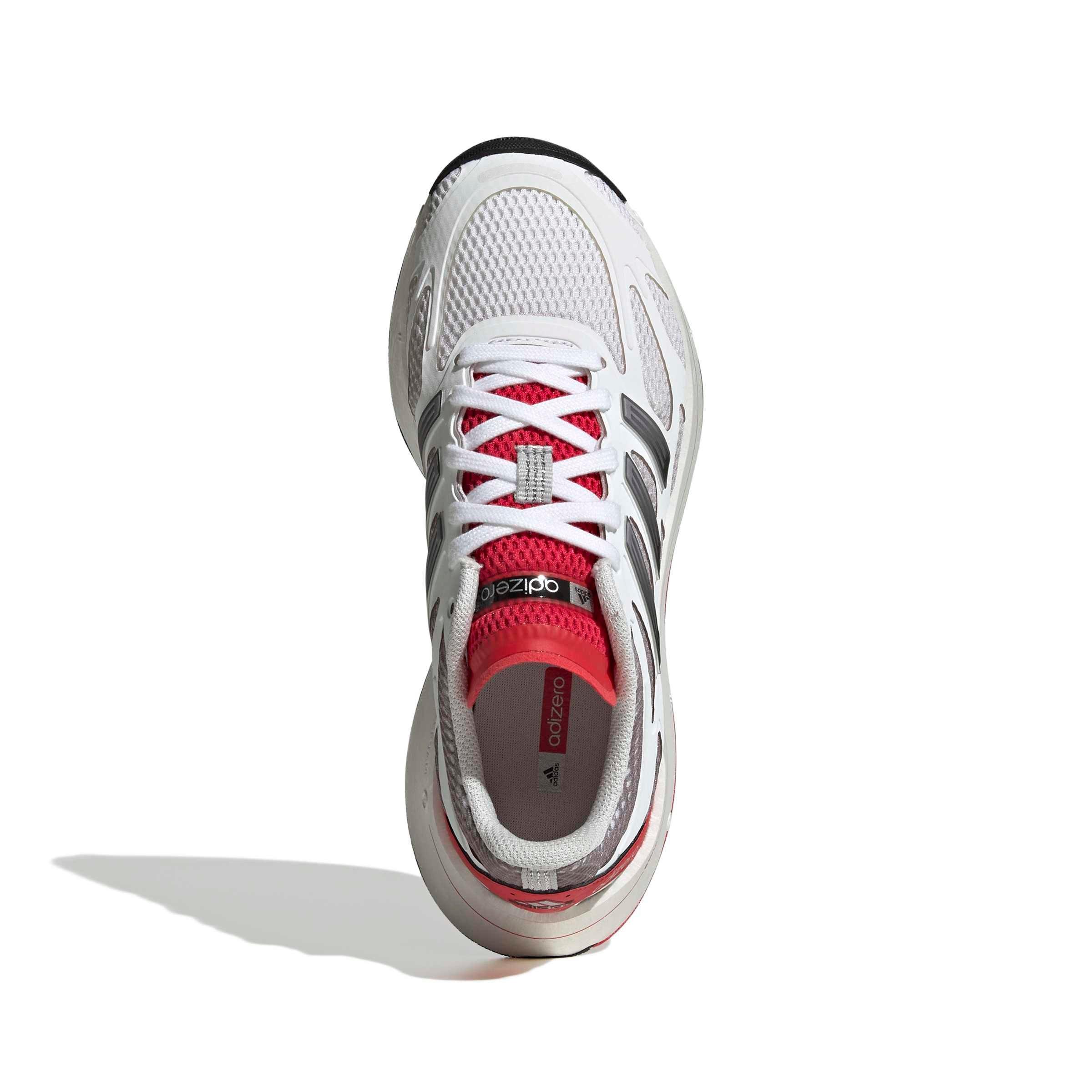 adidas Originals Adizero Aruku "Ftwr White/Grey Two/Core Black" Grade School Boys' Shoe - WHITE/GREY/BLACK Thumbnail View 7