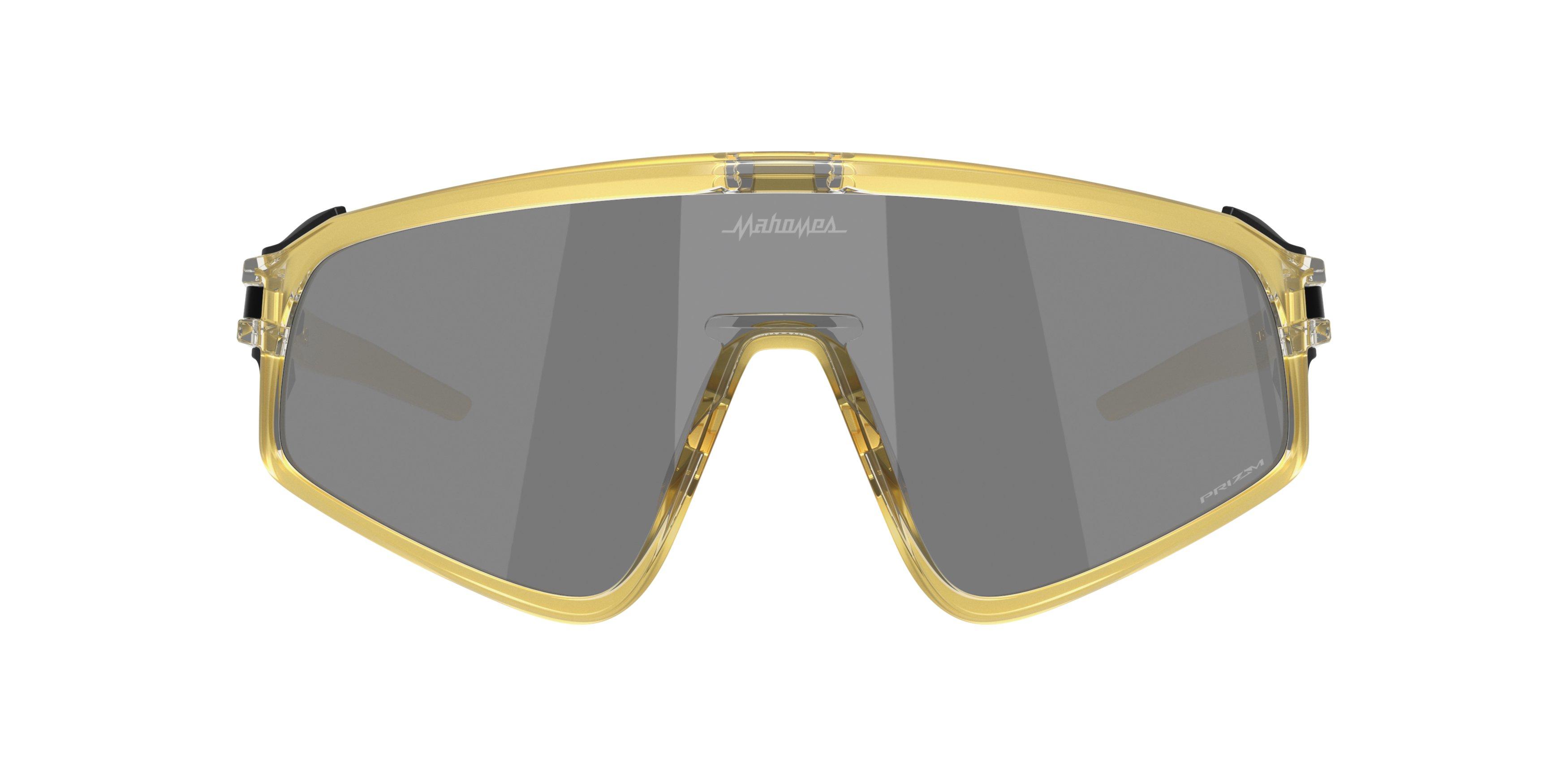 Oakley Latch Panel x Patrick Mahomes II Sunglasses - Prizm Black Lenses & Gold Glass Frame - GOLD/GREY Thumbnail View 2