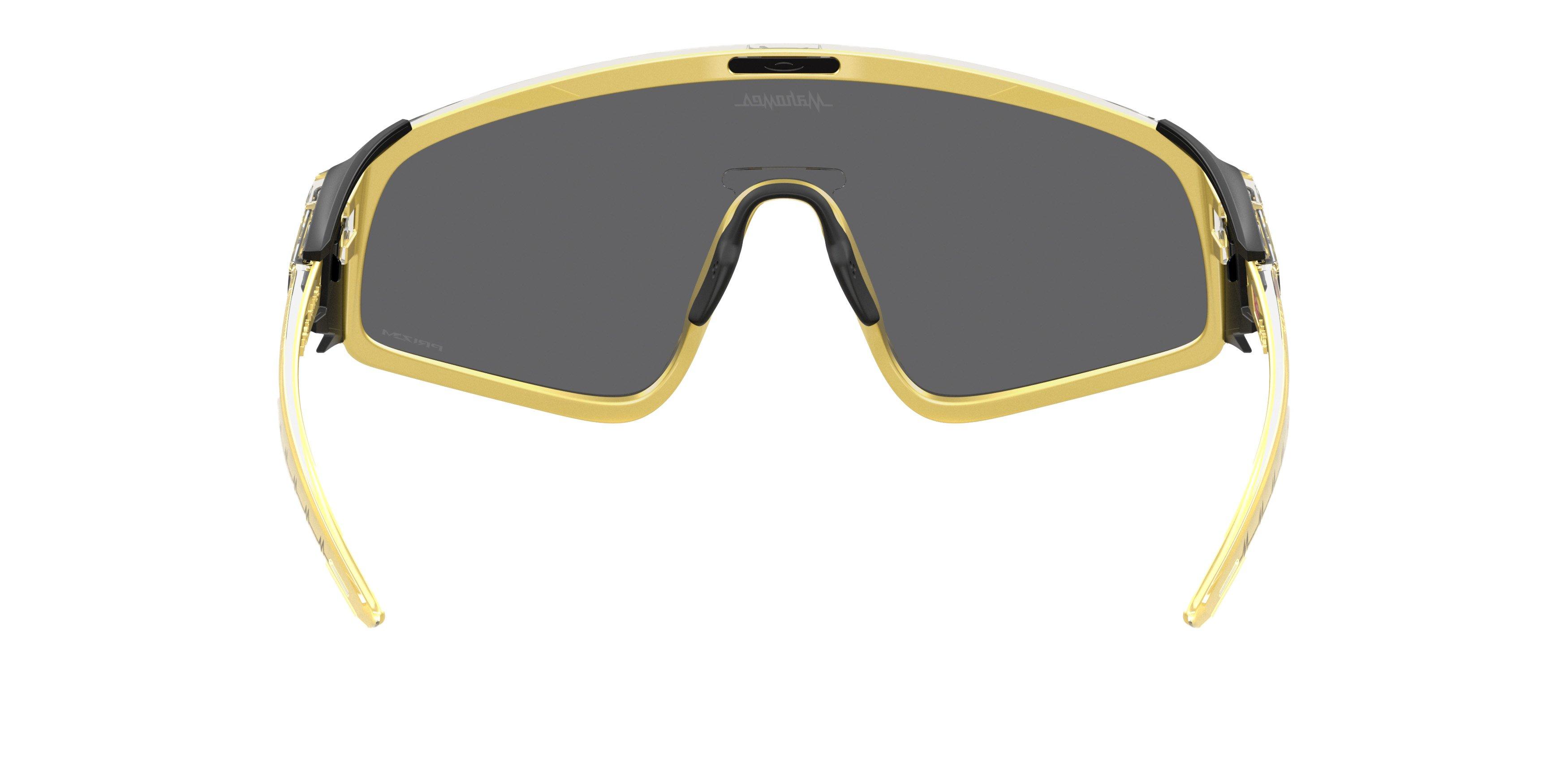 Oakley Latch Panel x Patrick Mahomes II Sunglasses - Prizm Black Lenses & Gold Glass Frame - GOLD/GREY Thumbnail View 3