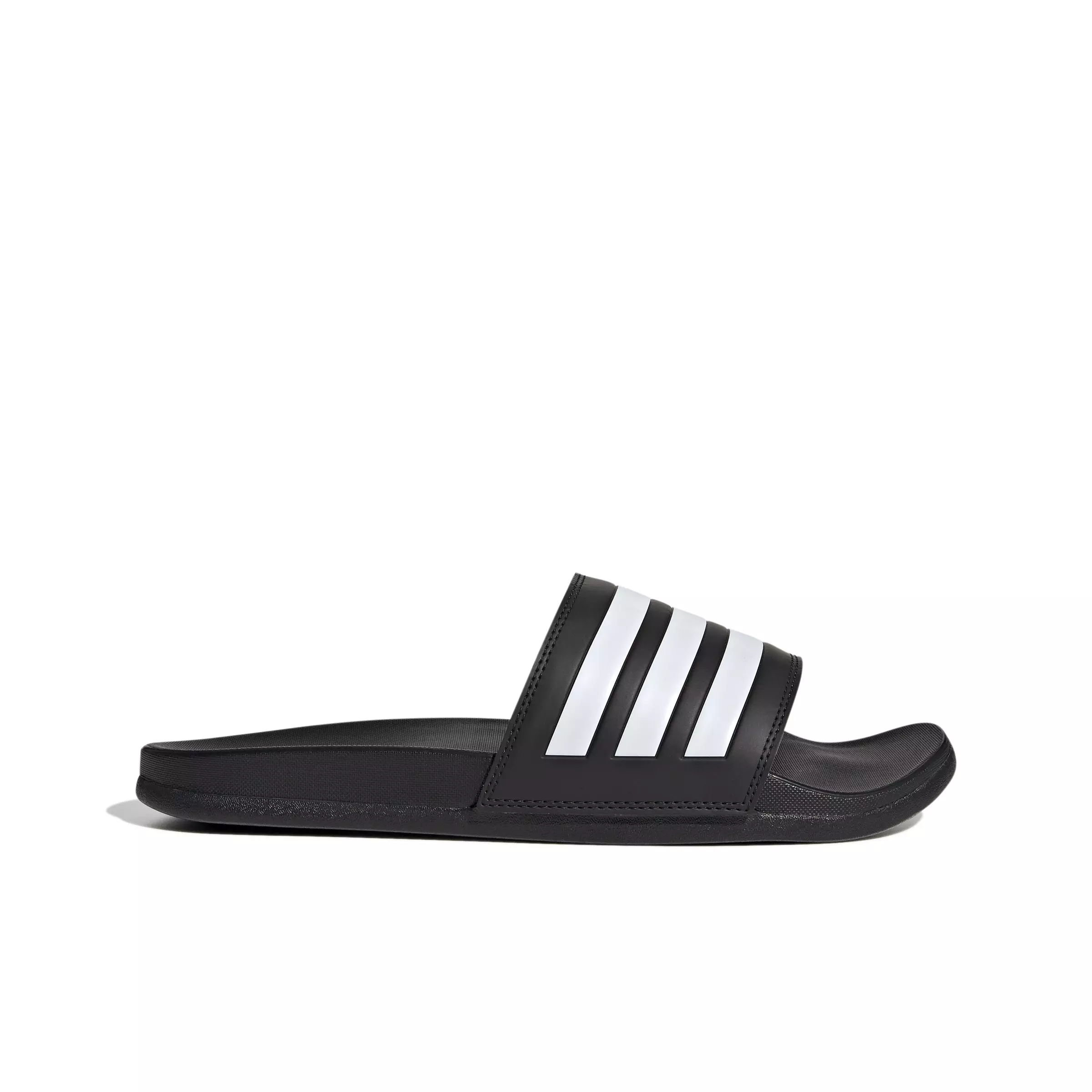 adidas Adilette Comfort "Core Black/Ftwr White/Core Black" Unisex Slide - BLACK