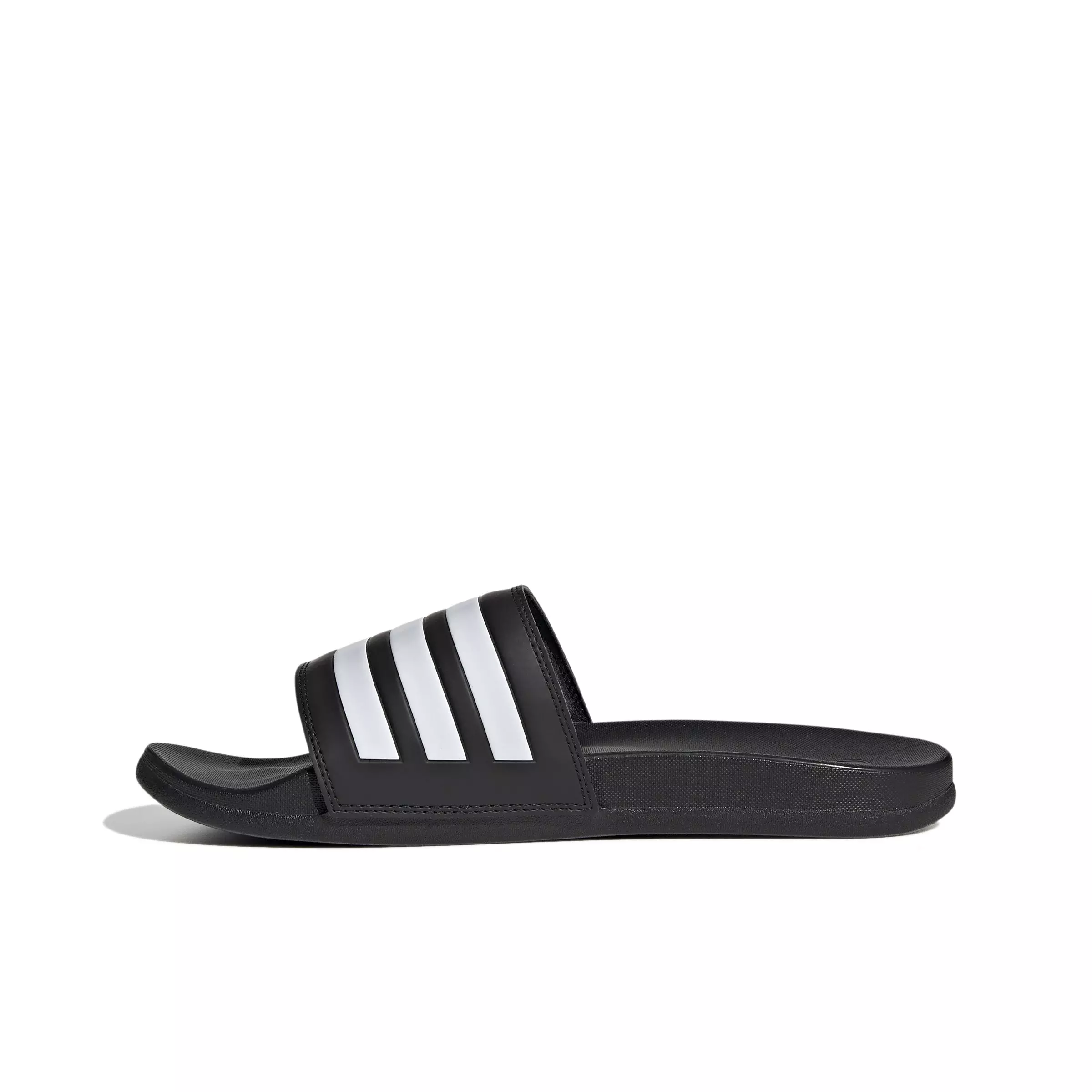 adidas Adilette Comfort "Core Black/Ftwr White/Core Black" Unisex Slide - BLACK
