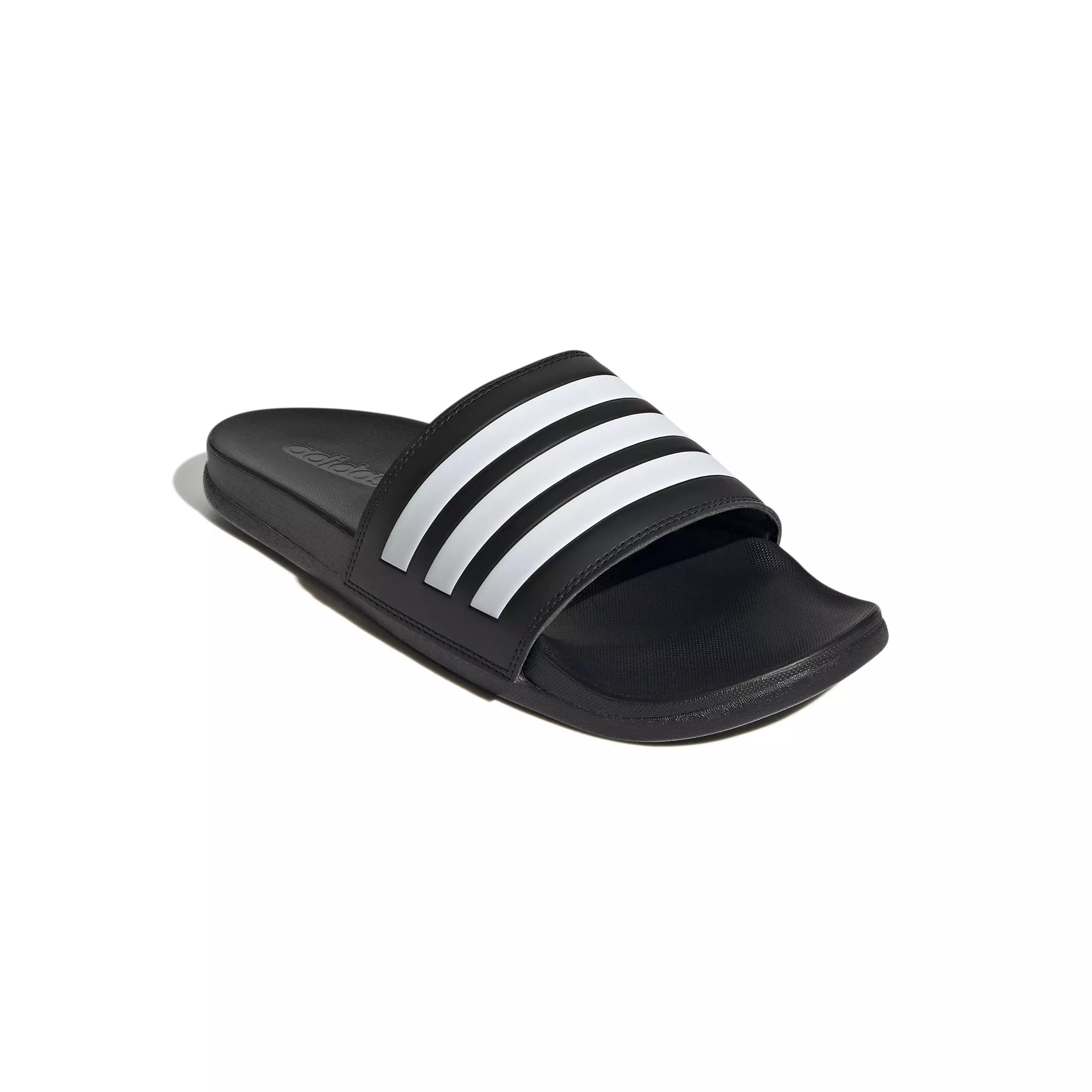 adidas Adilette Comfort "Core Black/Ftwr White/Core Black" Unisex Slide - BLACK