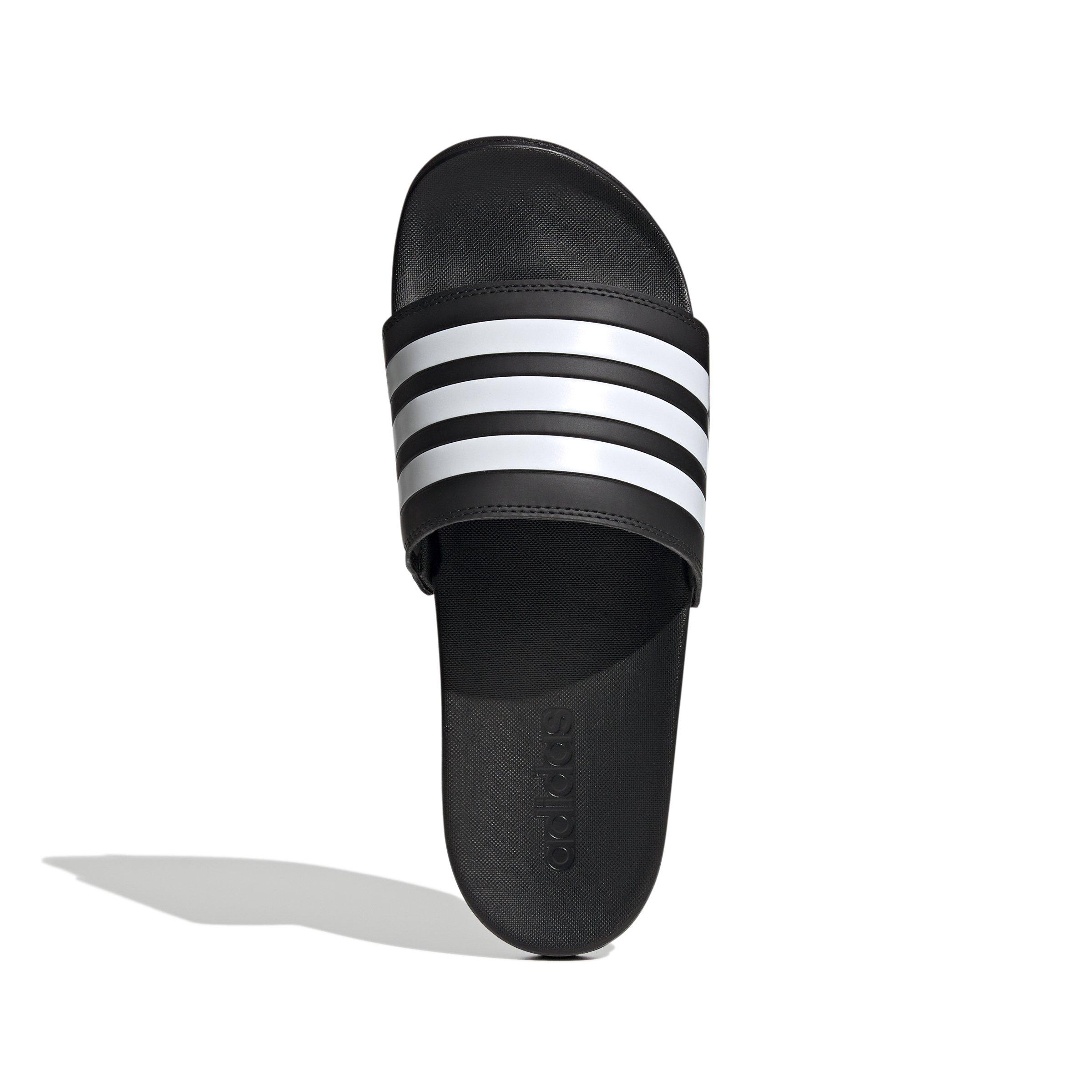 adidas Adilette Comfort "Core Black/Ftwr White/Core Black" Unisex Slide - BLACK Thumbnail View 5