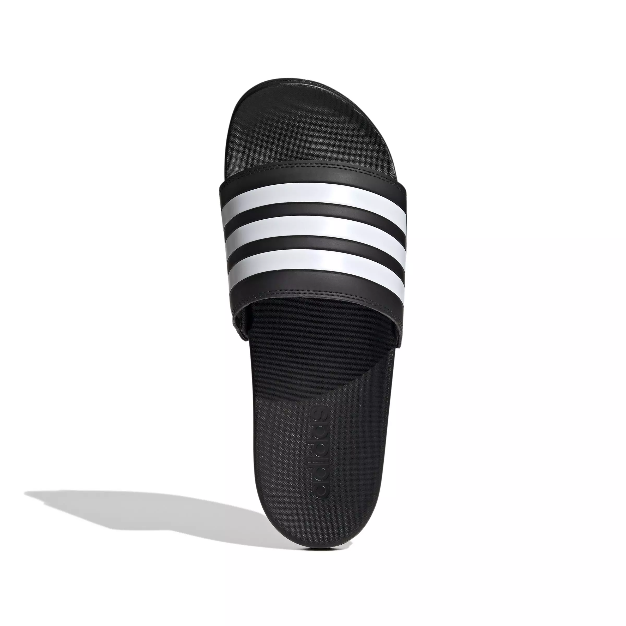 adidas Adilette Comfort "Core Black/Ftwr White/Core Black" Unisex Slide - BLACK