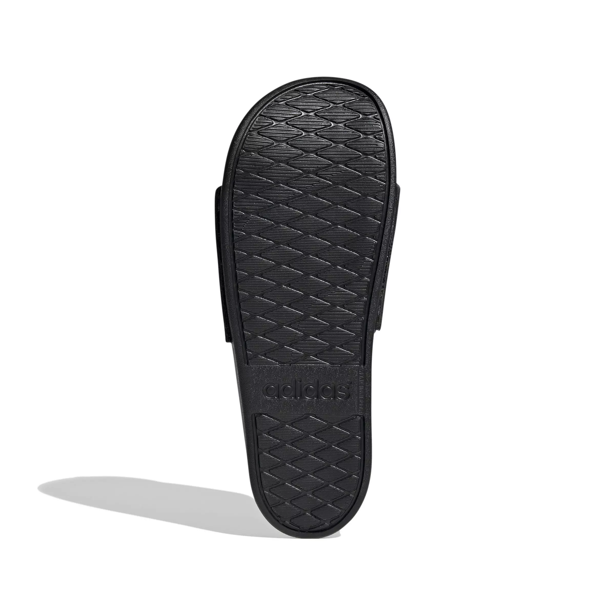 adidas Adilette Comfort "Core Black/Ftwr White/Core Black" Unisex Slide - BLACK