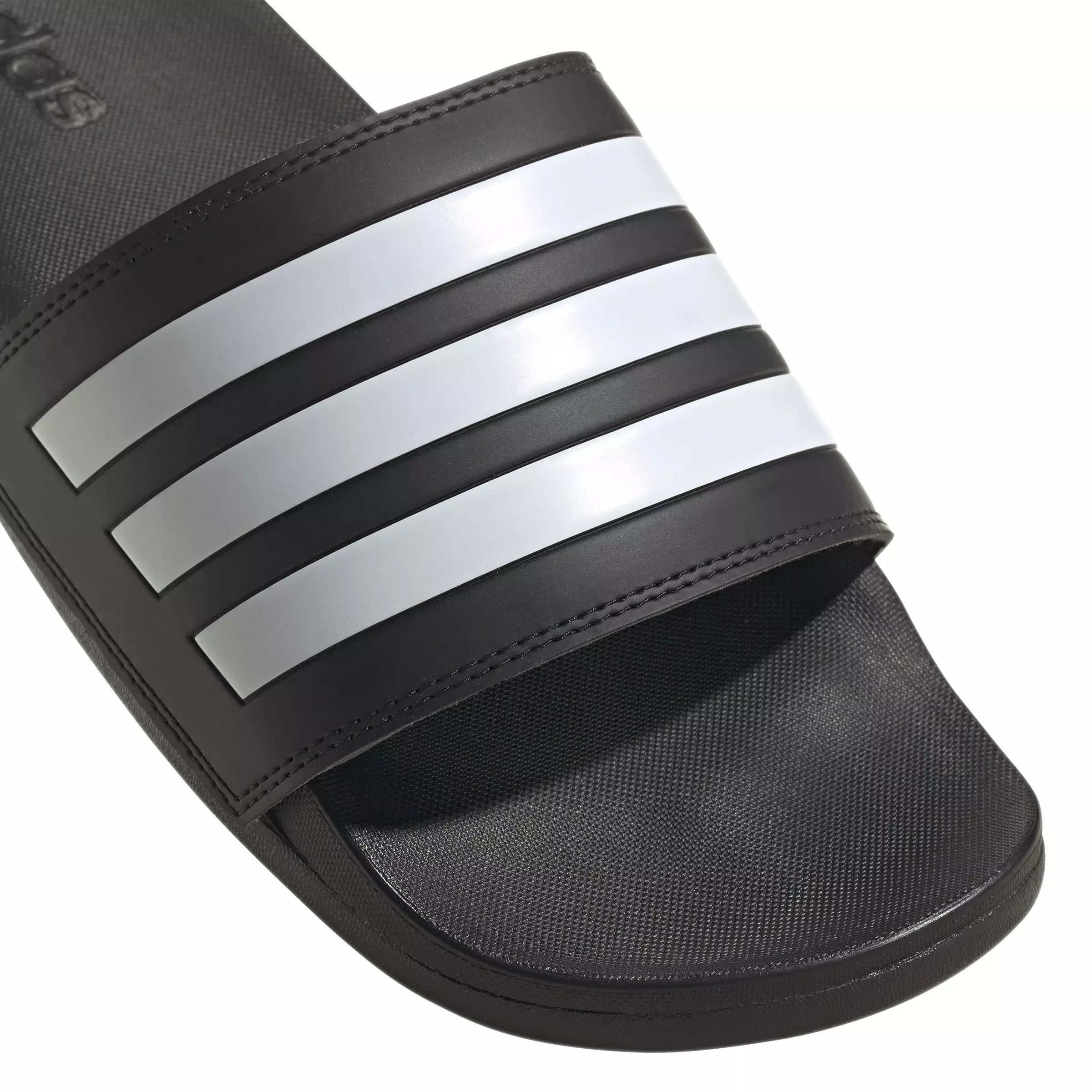 adidas Adilette Comfort "Core Black/Ftwr White/Core Black" Unisex Slide - BLACK