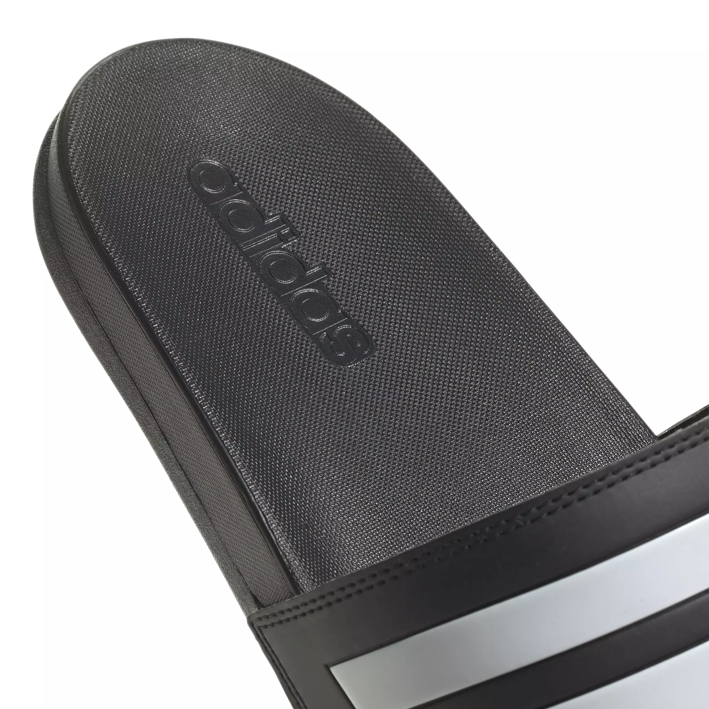 adidas Adilette Comfort "Core Black/Ftwr White/Core Black" Unisex Slide - BLACK