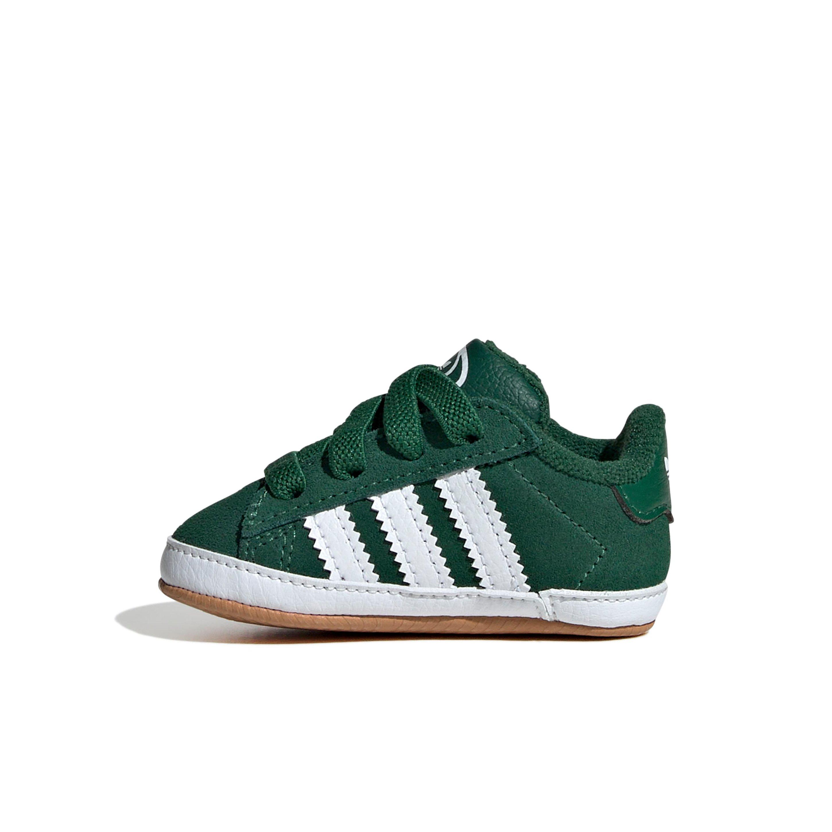adidas Originals Campus Crib Infant Boys' "Dark Green/Ftwr White/Gum 2" Shoe