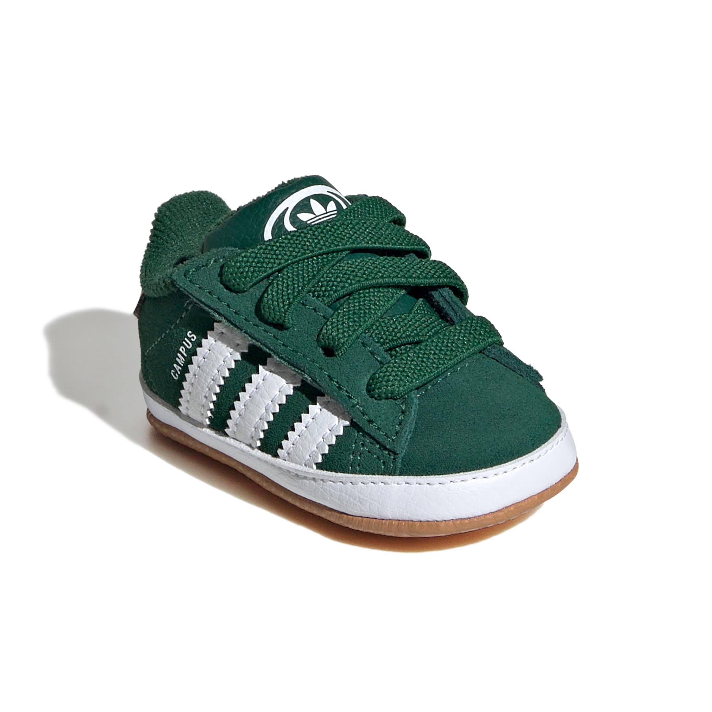 adidas Originals Campus Crib Infant Boys' "Dark Green/Ftwr White/Gum 2" Shoe