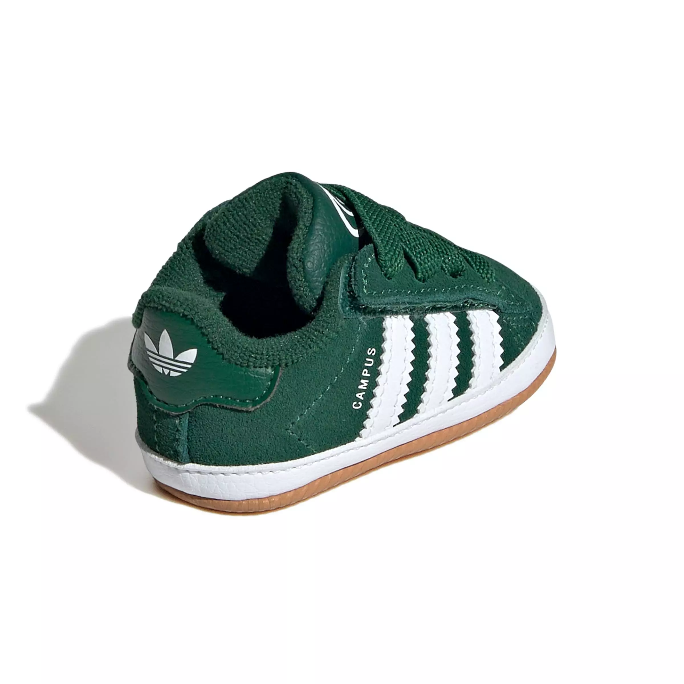 adidas Originals Campus Crib "Dark Green/Ftwr White/Gum 2" Infant Boys' Shoe - DK GREEN/WHITE/GUM