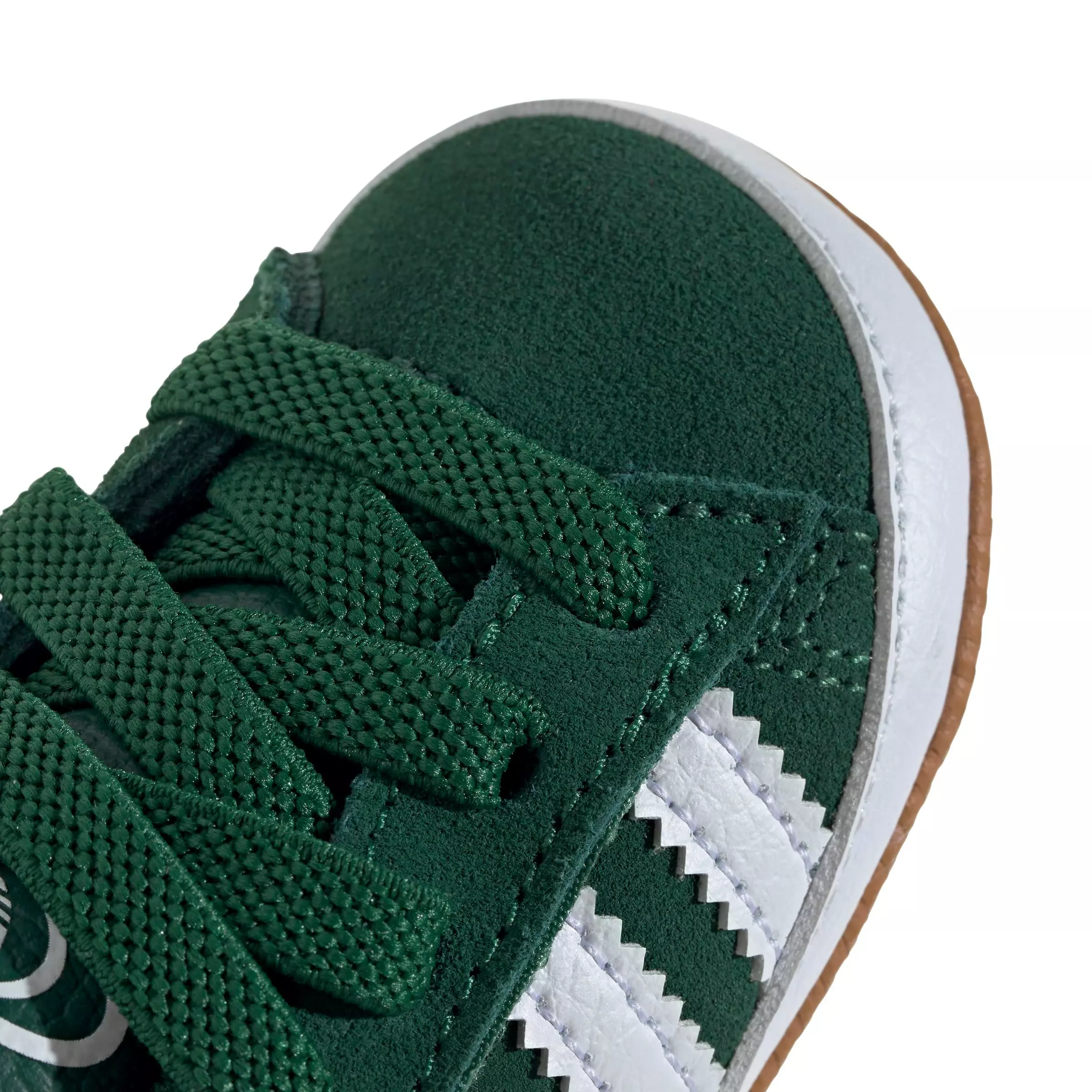adidas Originals Campus Crib "Dark Green/Ftwr White/Gum 2" Infant Boys' Shoe - DK GREEN/WHITE/GUM