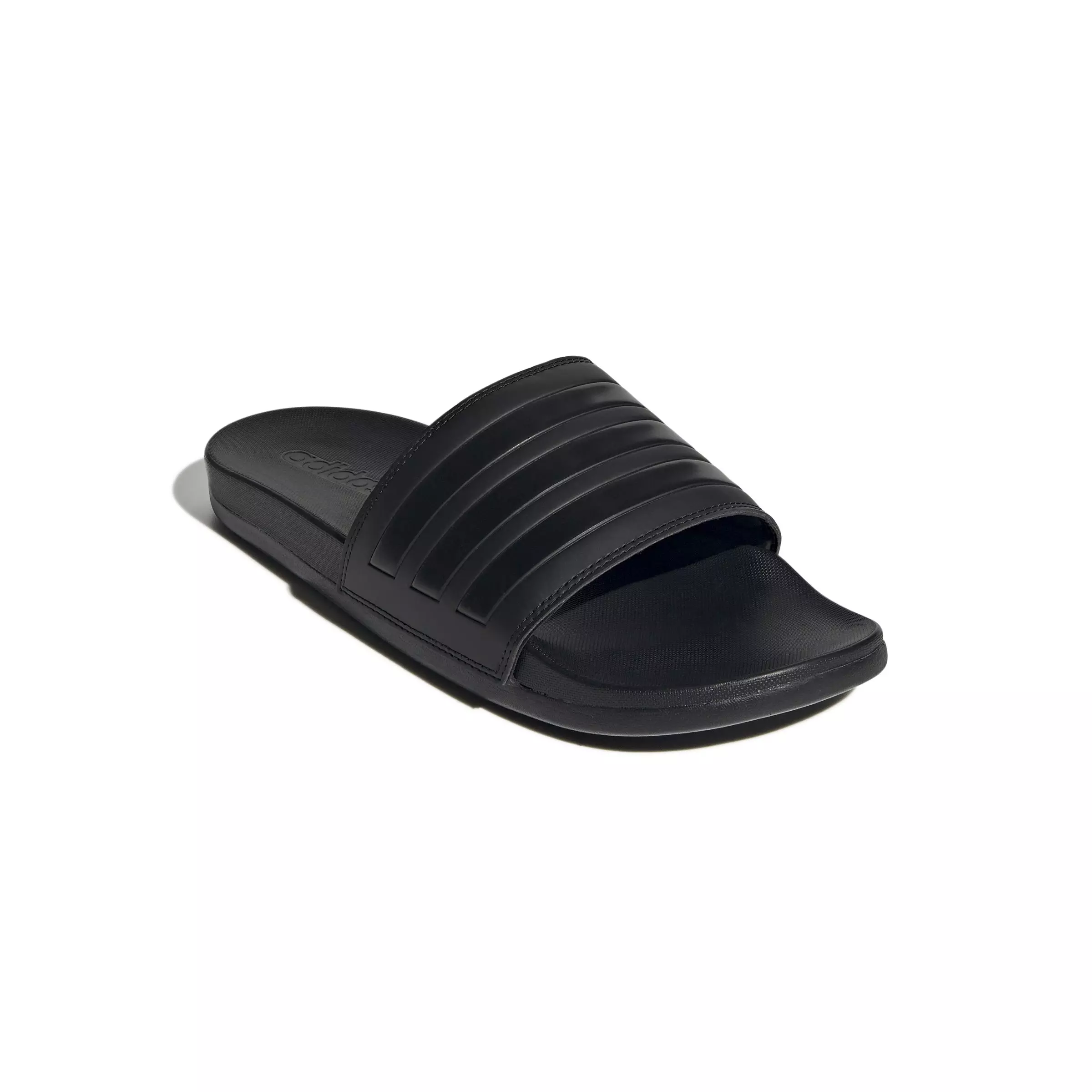 adidas Adilette Comfort "Core Black/Core Black" Unisex Slide - BLACK