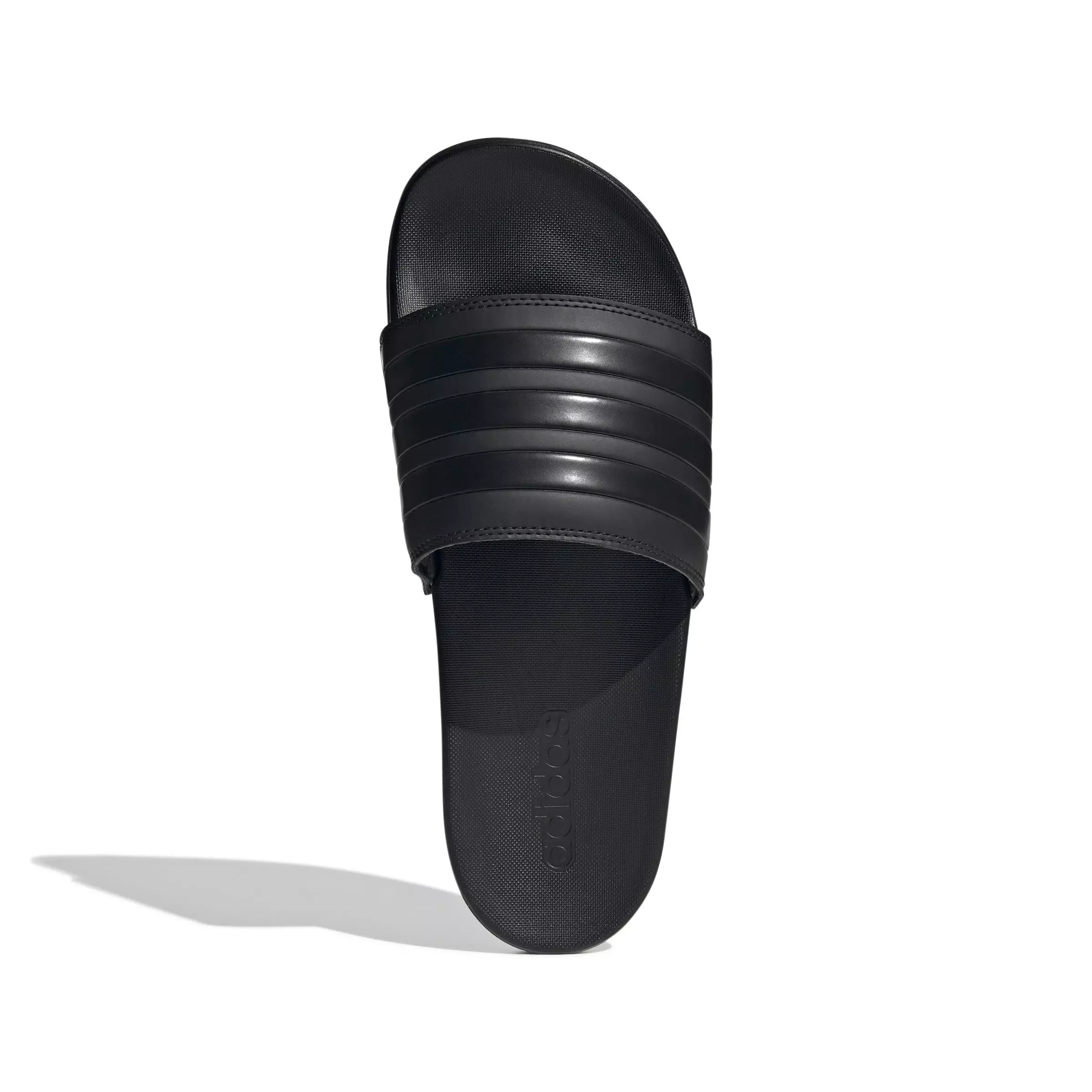 adidas Adilette Comfort "Core Black/Core Black" Unisex Slide - BLACK