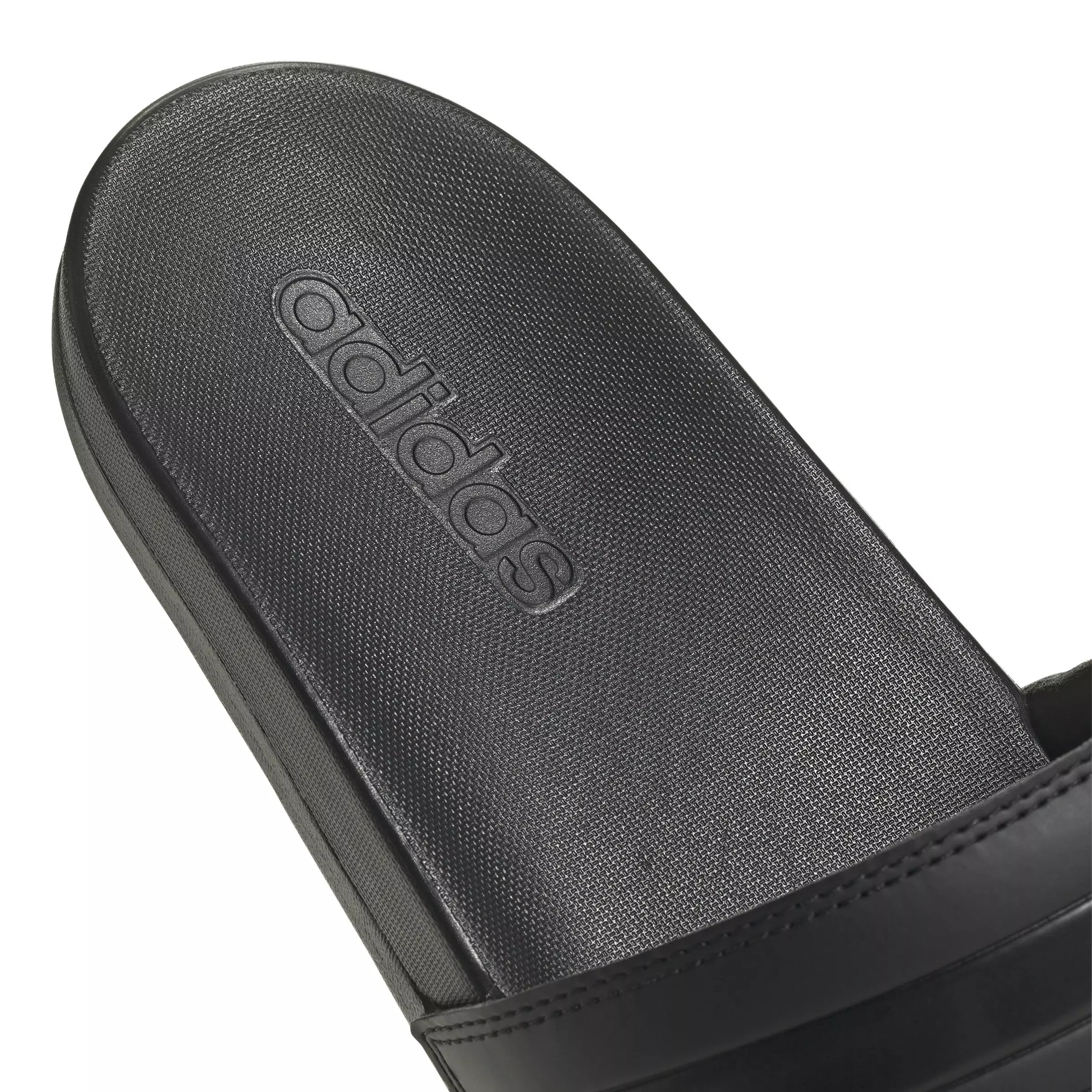 adidas Adilette Comfort "Core Black/Core Black" Unisex Slide - BLACK