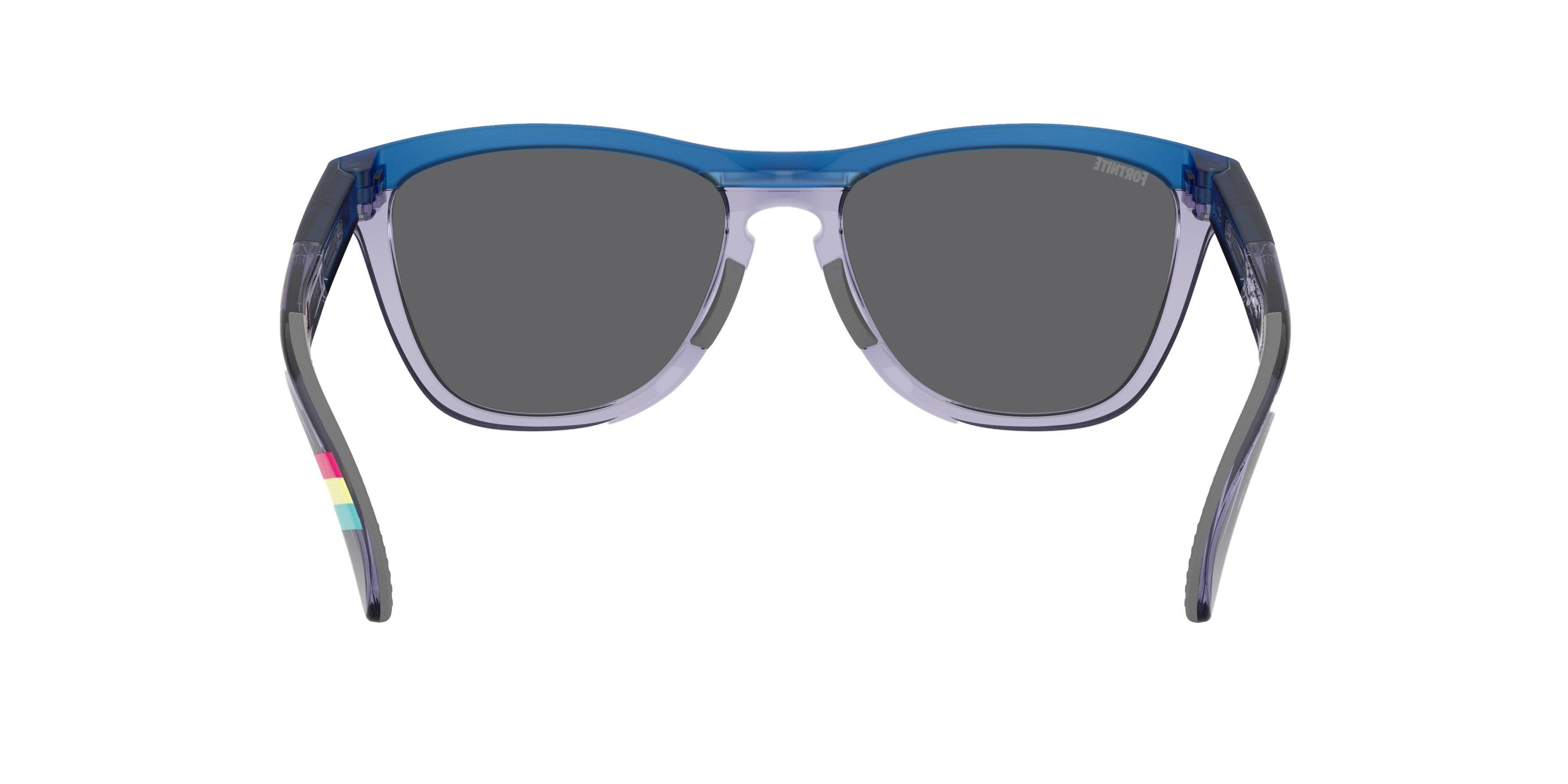 Oakley Frogskins Range Prizm Black Sunglasses - Matte Trans Blue - BLUE/GREY Thumbnail View 3