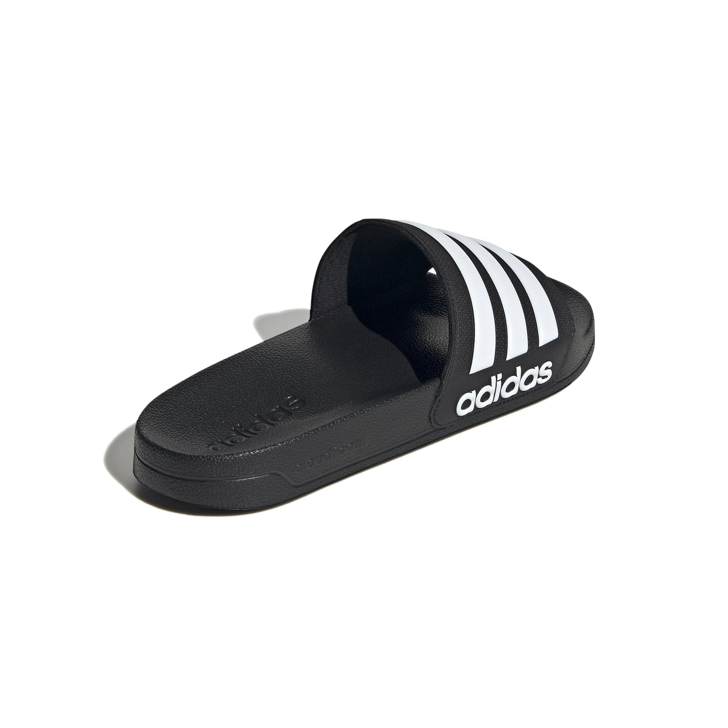 adidas Adilette Shower "Core Black/Ftwr White" Unisex Slide - BLACK Thumbnail View 4