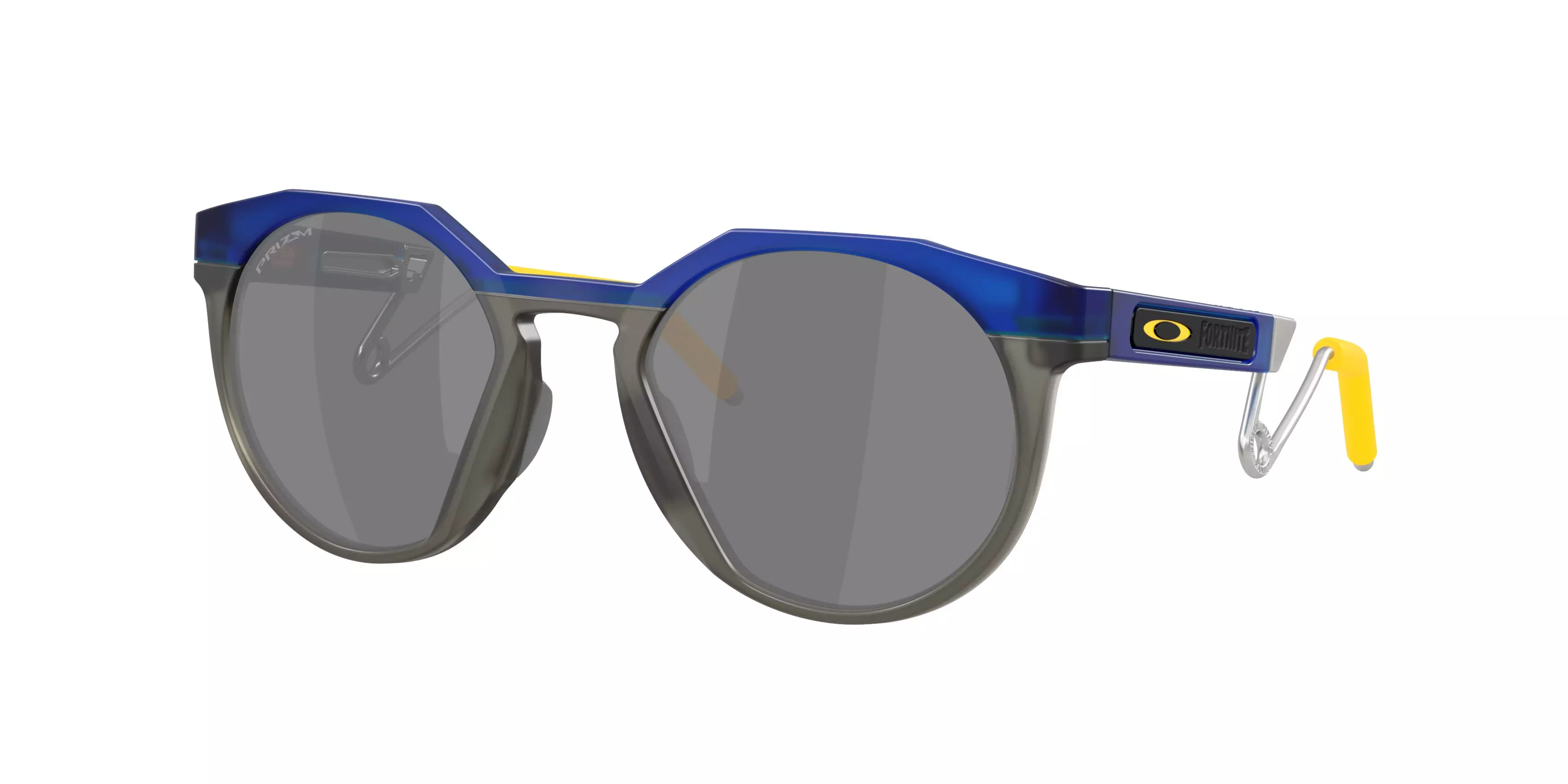 Oakley HSTN Metal Prizm Black Sunglasses - Trans Crystal Blue - BLUE/GREY