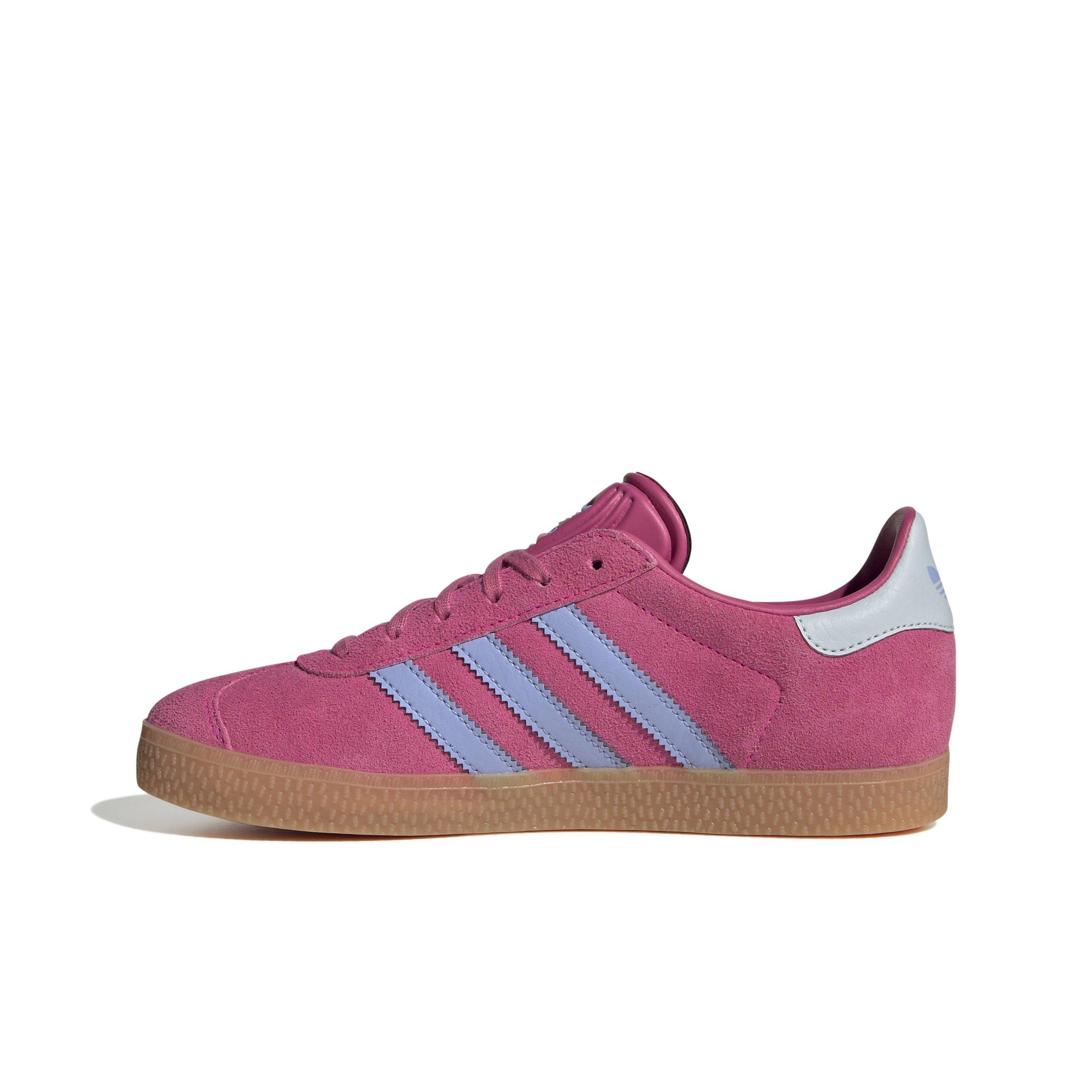 adidas Originals Gazelle Grade School Girls' "Shock Pink/Blue Spark/Halo Blue" Shoe